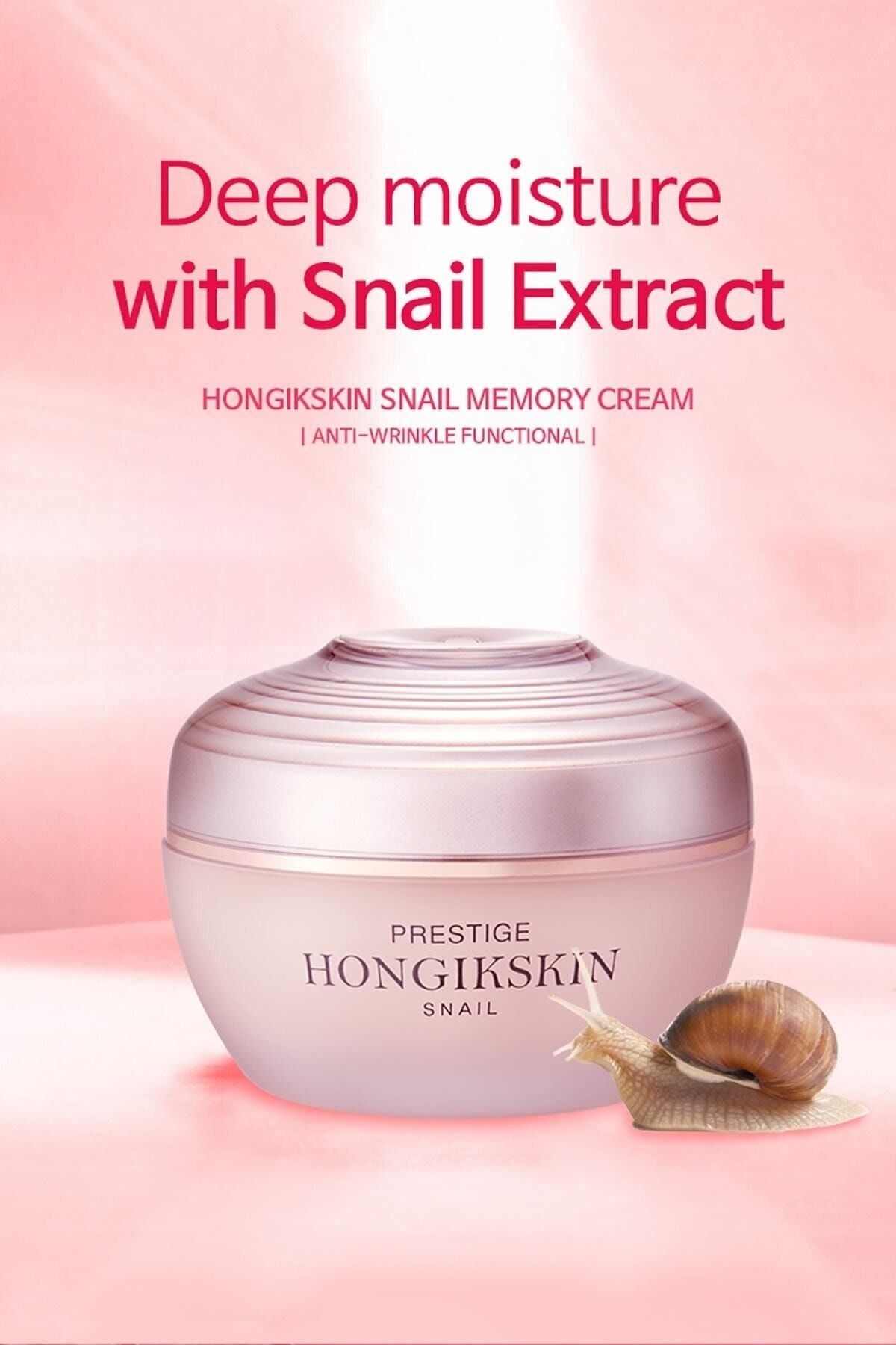 Hongikskin Prestige Snail Memory Cream ( Donuk & Mat Ciltler Için Anti Aging Krem )