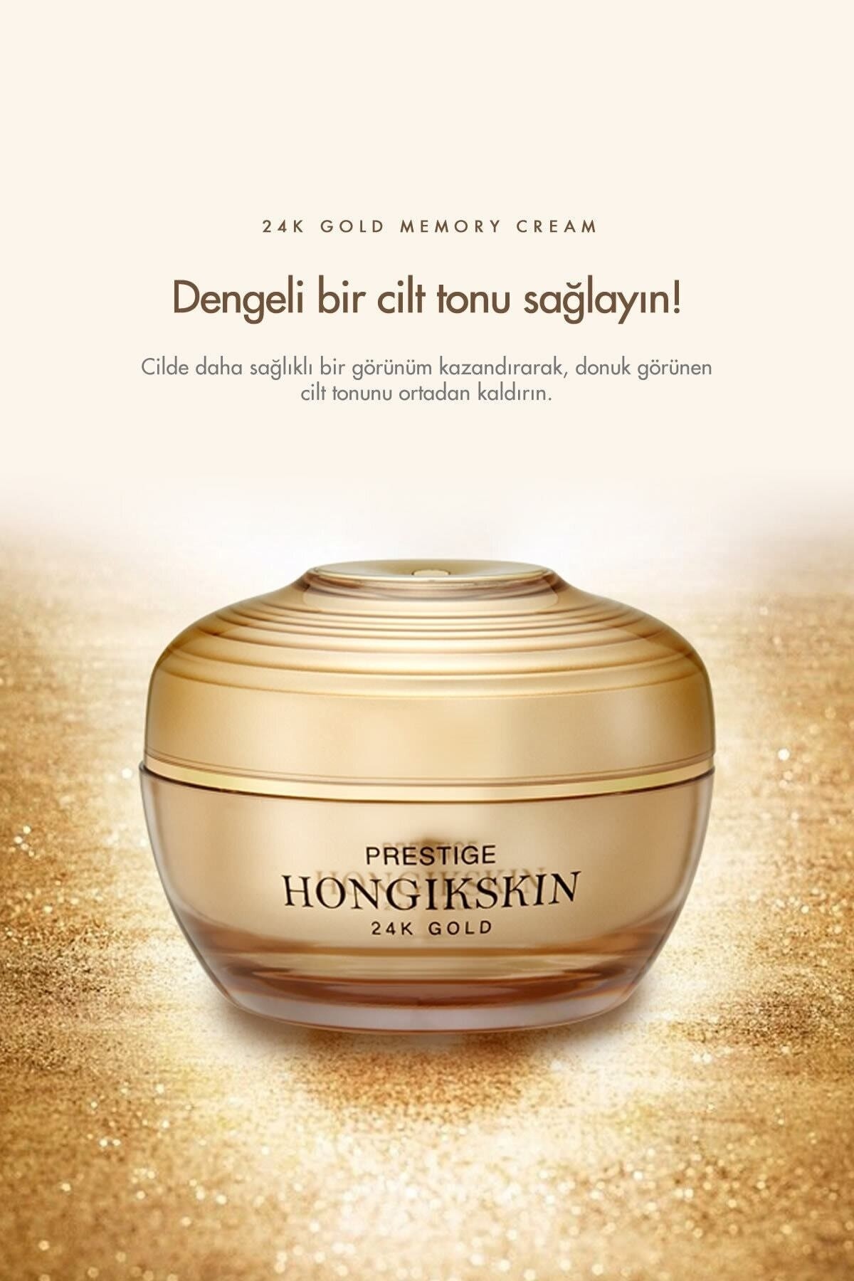 Hongikskin Prestige 24k Gold Memory Cream ( Anti Aging - Aydınlatıcı - Onarıcı )