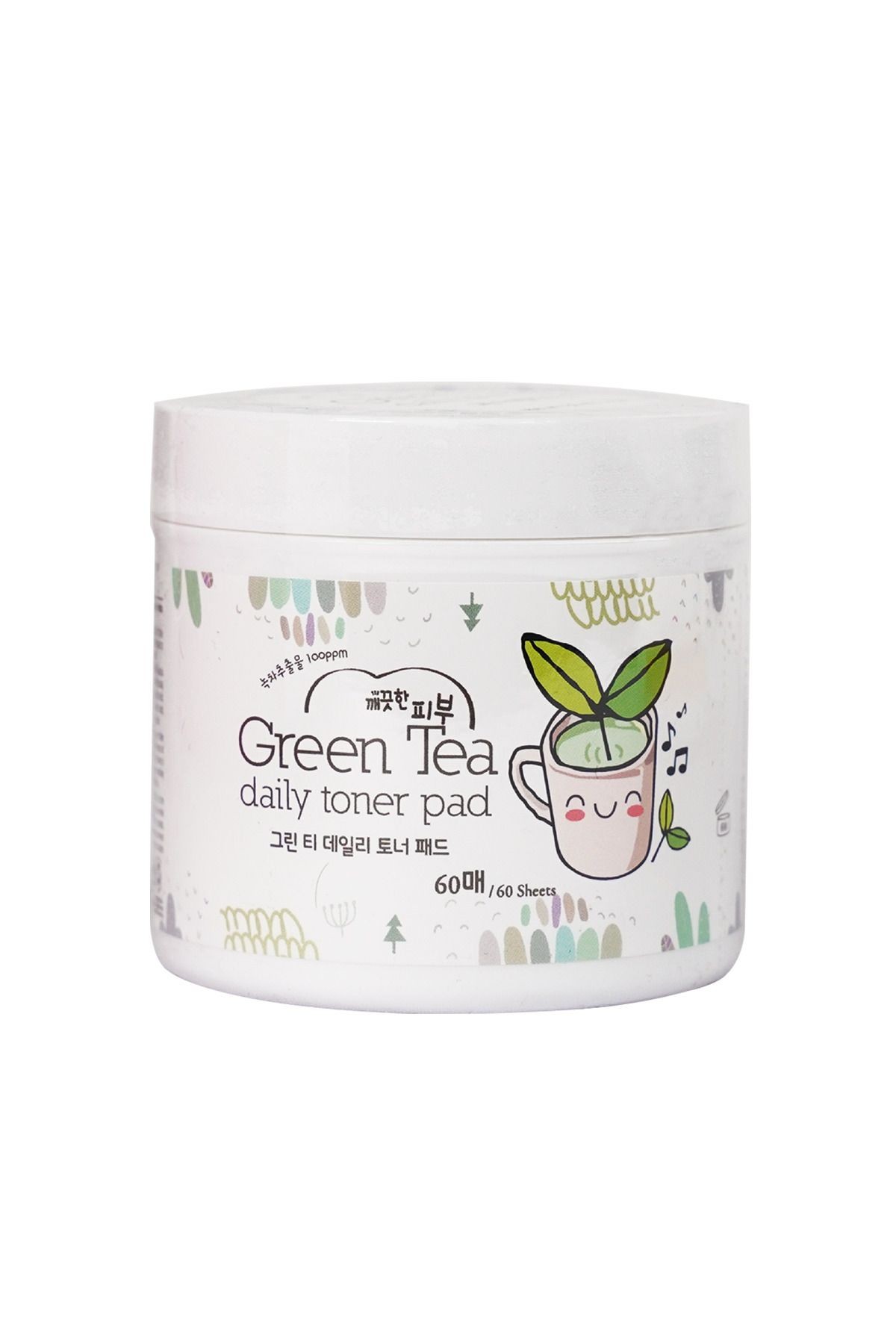 Yeşil Çaylı Tonikli Peeling Etkili Temizleme Pedi Esfolio Green Tea Daily Toner Pad