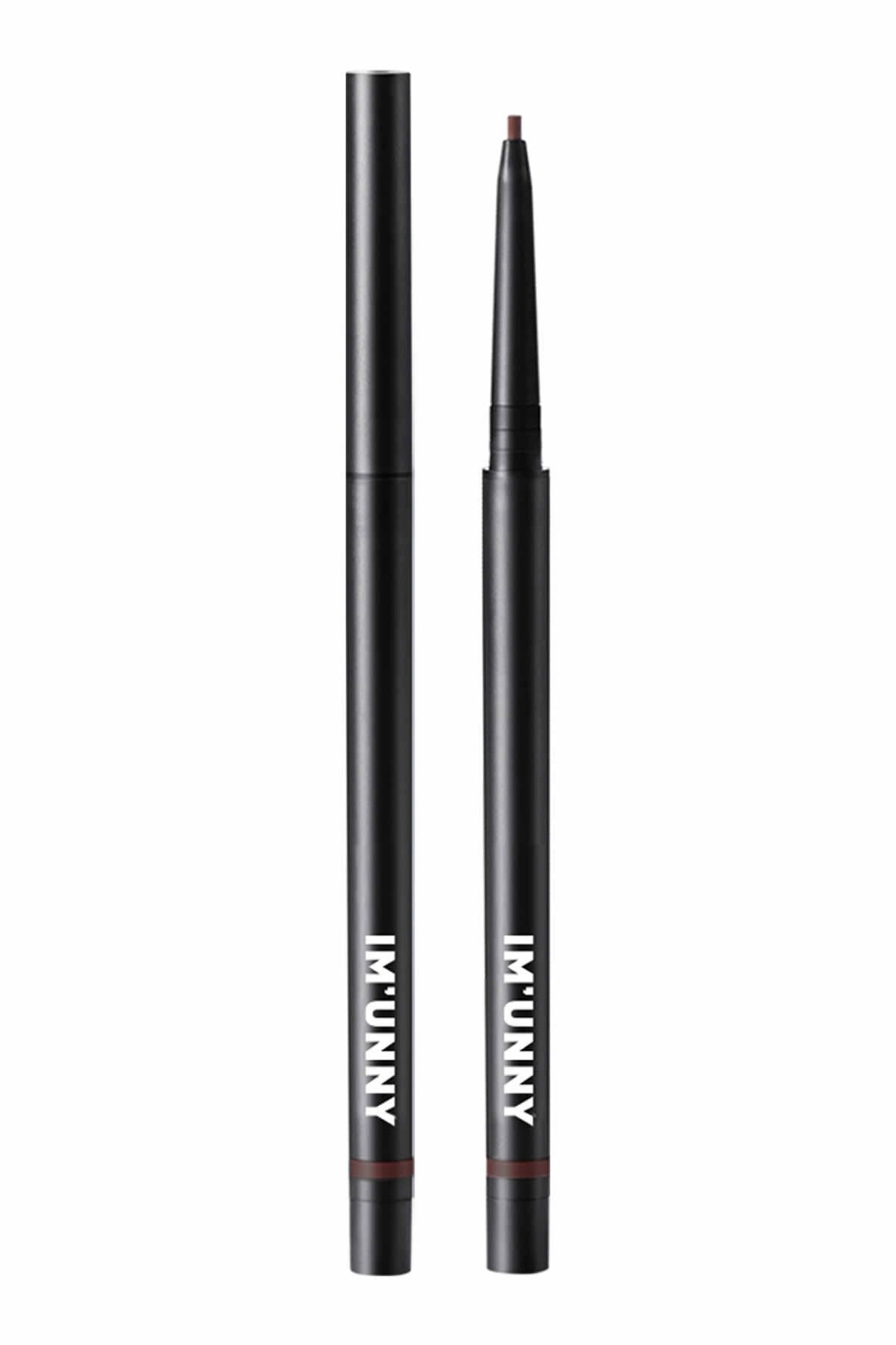 IM UNNY Suya Ve Tere Dayanıklı Ince Uçlu Siyah Göz Kalemi Ultra Slim Eyeliner