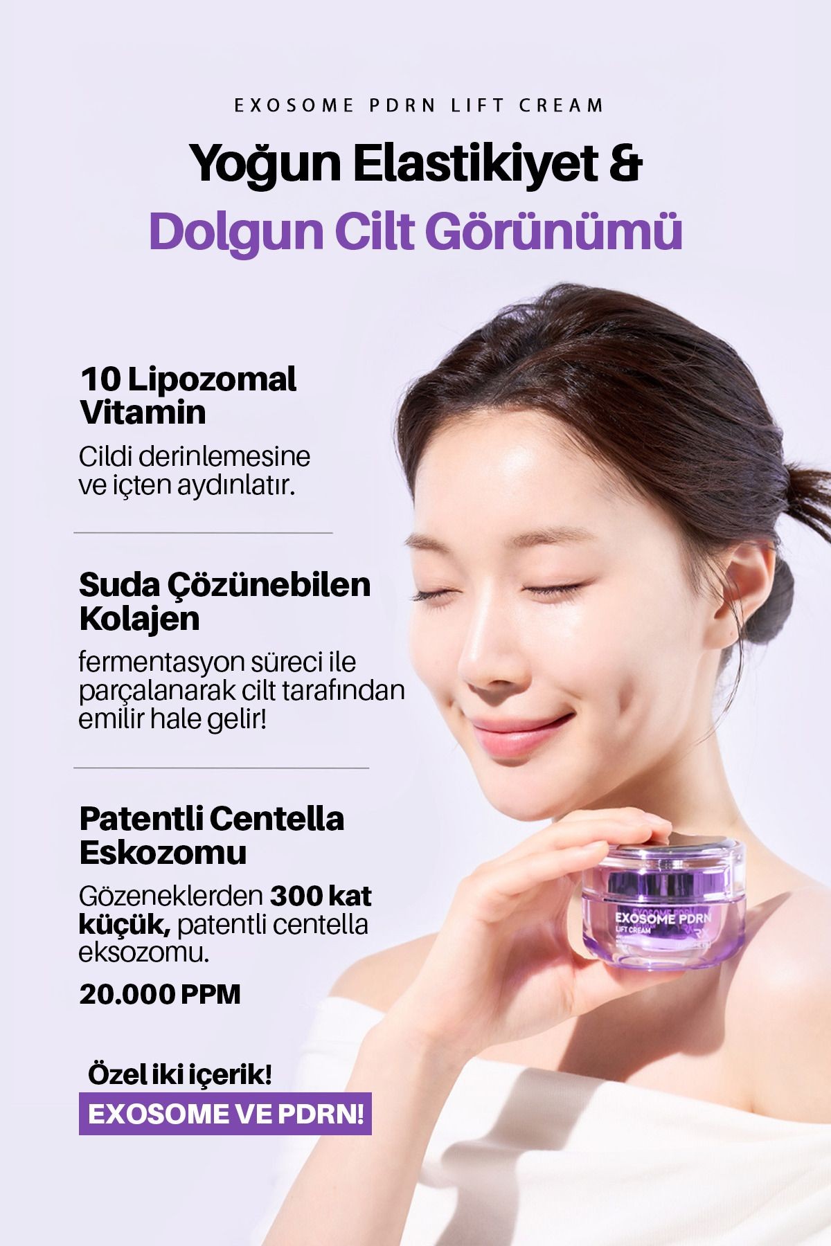 Exosome PDRN Yoğun Elastikiyet ve Cilt Dolgunlaştırıcı Maxclinic Krem + Gua Sha