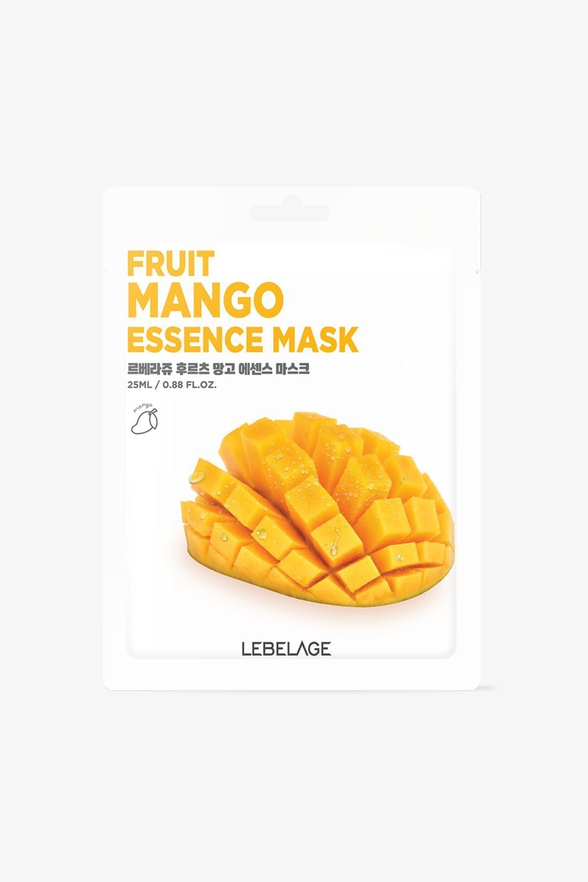 Mango Nemlendirici Kağıt Maske Lebelage Fruit Mango Mask