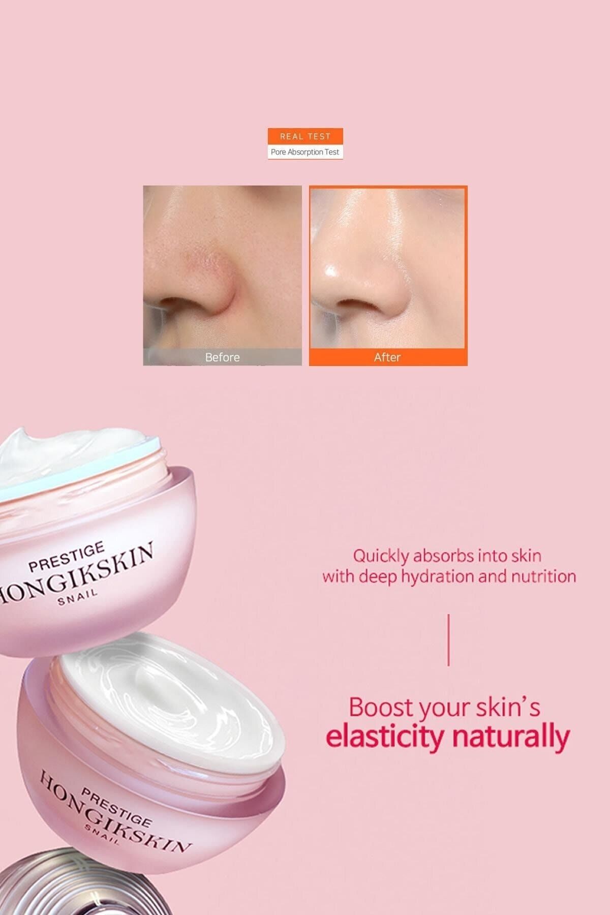 Hongikskin Prestige Snail Memory Cream ( Donuk & Mat Ciltler Için Anti Aging Krem )