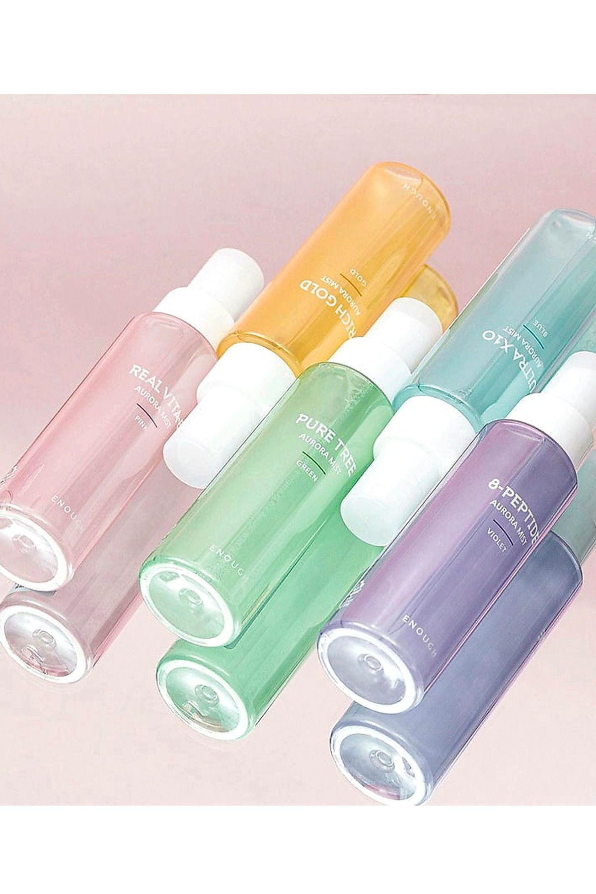 Parlak Cilt Görünümü İçin Nemlendirici Sprey Enough Real Vita-8 Aurora Mist