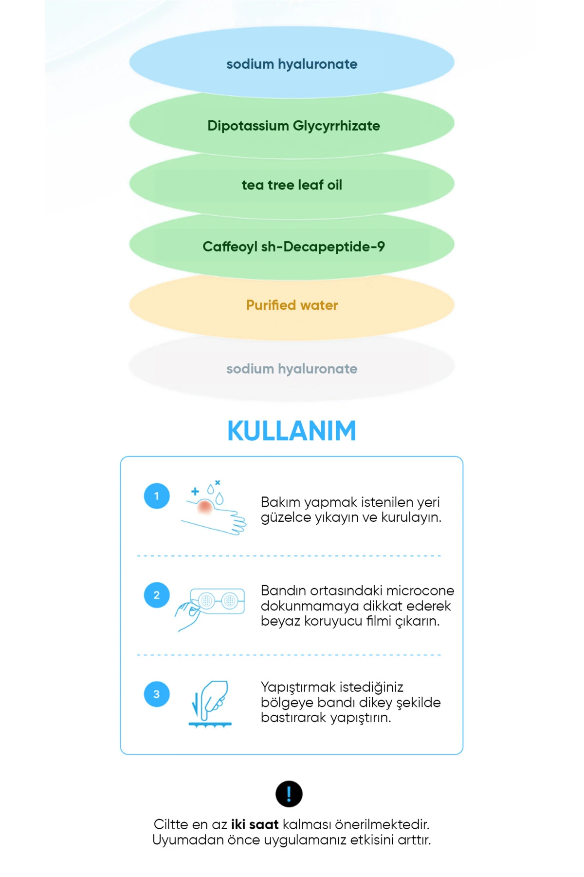 Yatıştırıcı ve Önleyici Mikro İğneli Bant Soothing Care Microcone Patch 12li