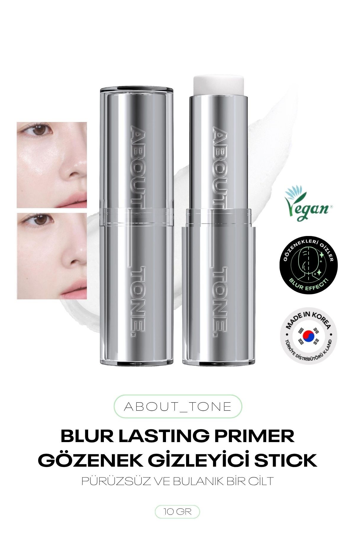 Gözenek Gizleyici Stick Baz About Tone Blur Lasting Primer
