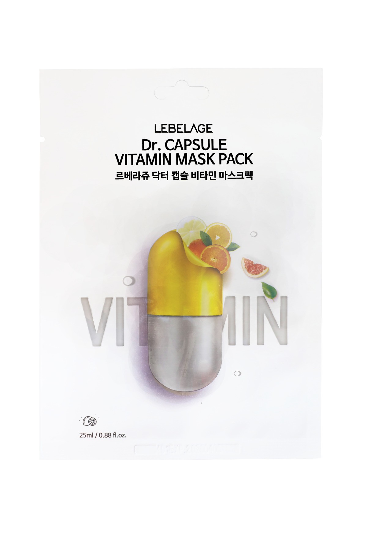 Vitamin Özlü Aydınlatıcı ve Tonlayıcı Yüz Lebelage Dr.Capsule Vitamin Mask Pack