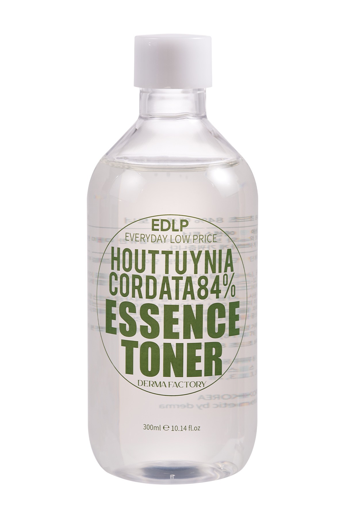 Hassas Ciltler İçin %84 Houttuynia Cordata İçeren Esans Tonik Derma Factory Essence Toner 300ml