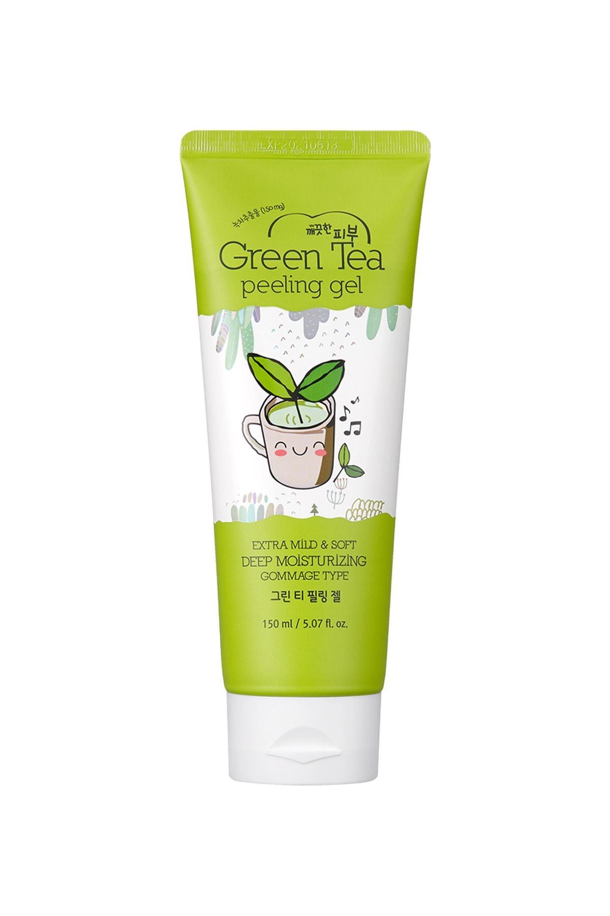 Yeşil Çay Özü İçeren Gomaj Taneciksiz Peeling Esfolio Green Tea Peeling Gel 150ml