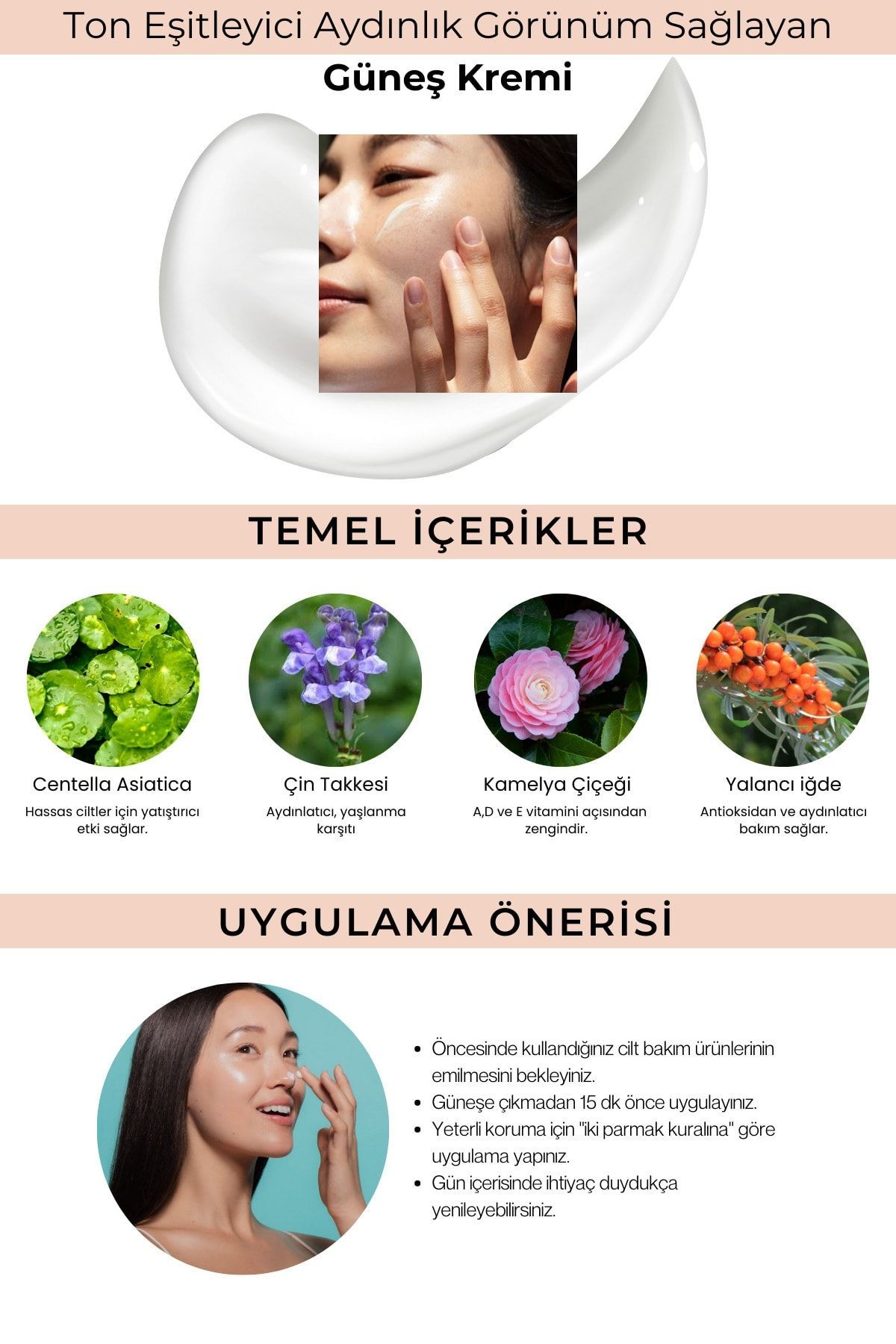 Canlı ve Parlak Görünüm Sağlayan SPF 35+ PA ++ 3W Clinic Bright Sun Tone Up Cream