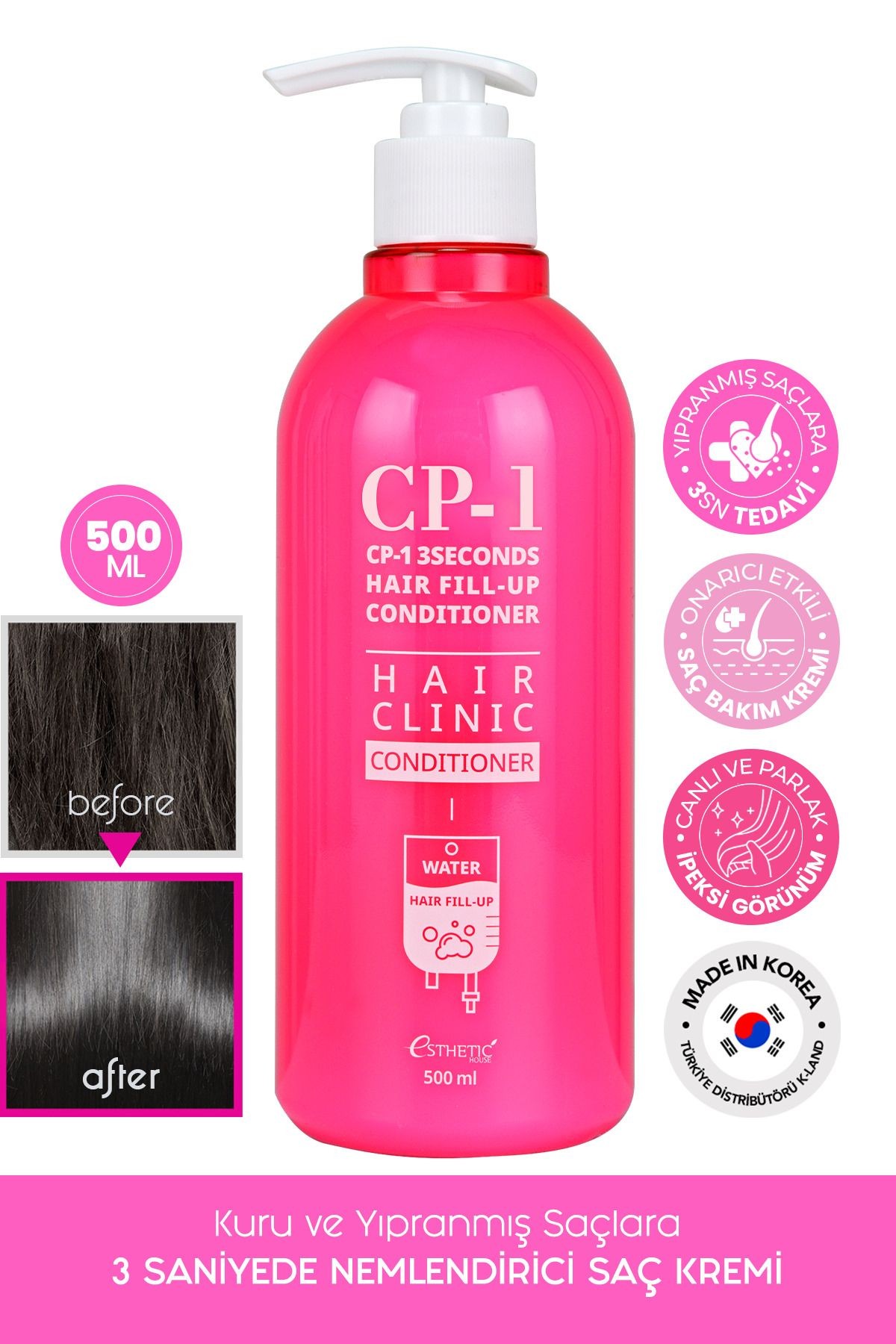 CP-1 Dolgunlaştırıcı Saç Kremi 3 Seconds Fill Up Conditioner 500 ML