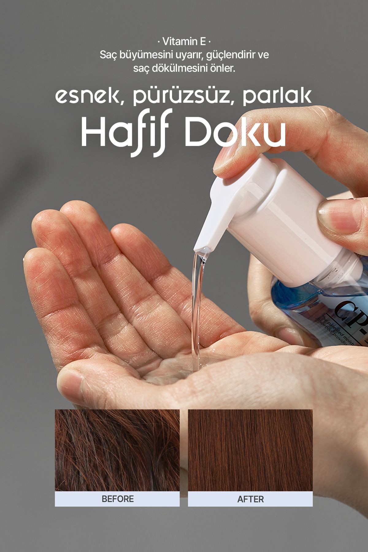 CP-1 Kuru ve Hasarlı Saçlar İçin Yoğun Nemlendirici Saç Bakım Yağı Aquaxyl Complex Hair Oil 100 ML