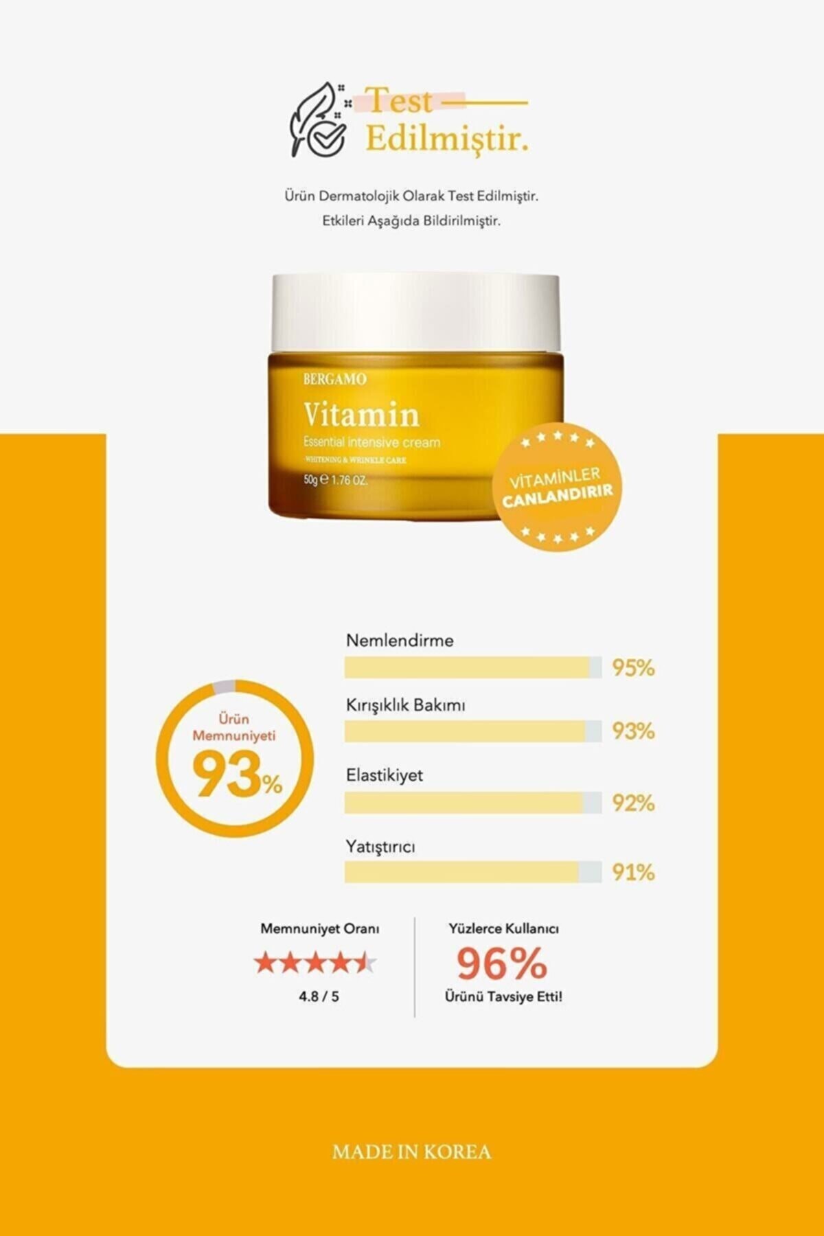 Essential Intensive Cream Vitamin ( Aydınlatıcı Ve Kırışıklık Karşıtı )