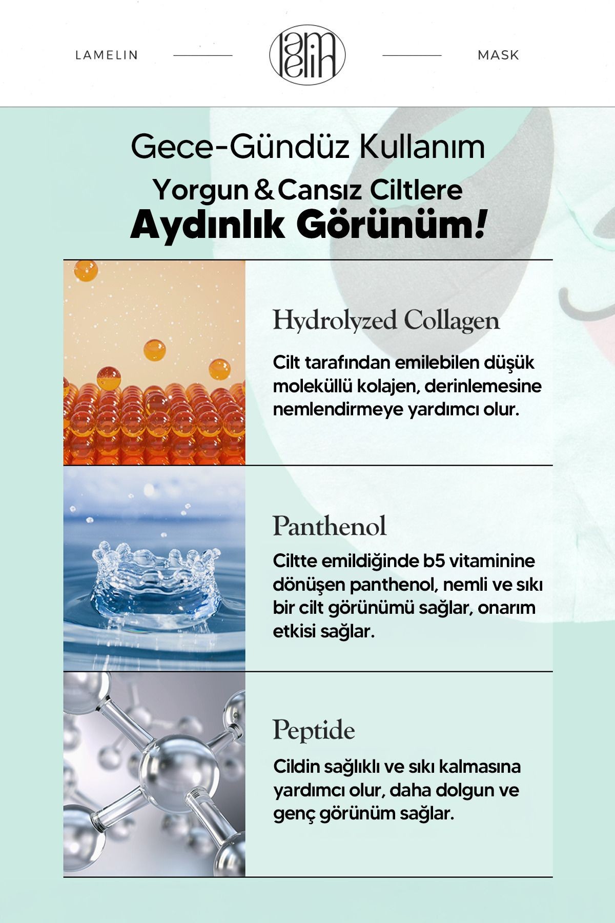 Panda Desenli Eğlenceli, Aydınlatıcı Kağıt Maske Lamelin Animal Panda Mask