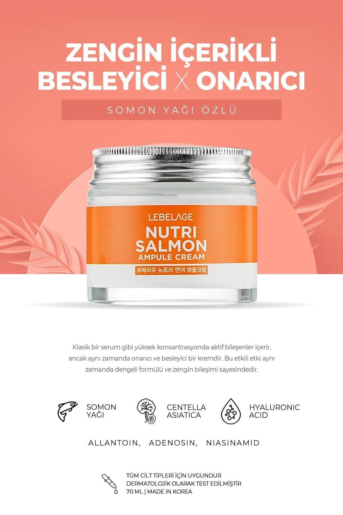 Zengin Içeriğiyle Besleyici Ve Onarıcı Somon Yağı Içeren Nutri Salmon Oil Ampoule Cream