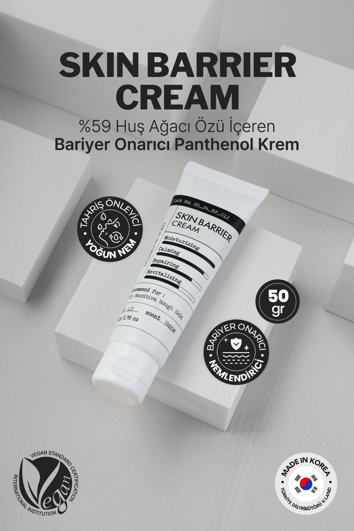 Bariyer Onarıcı %59 Huş Ağacı Özü Panthenol Krem Skin Barrier Cream 50 Ml