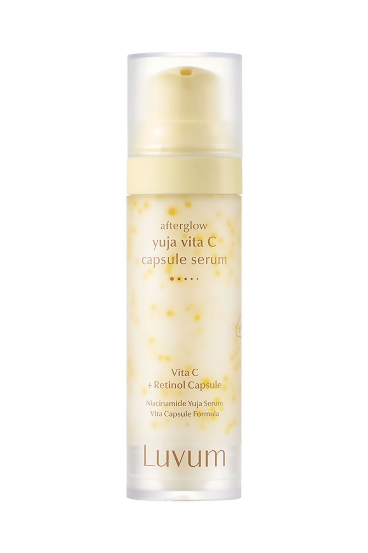 Kapsüllenmiş Retinol ve Vitamin İçeren Leke Serumu Luvum Afterglow Yuja Capsule Serum