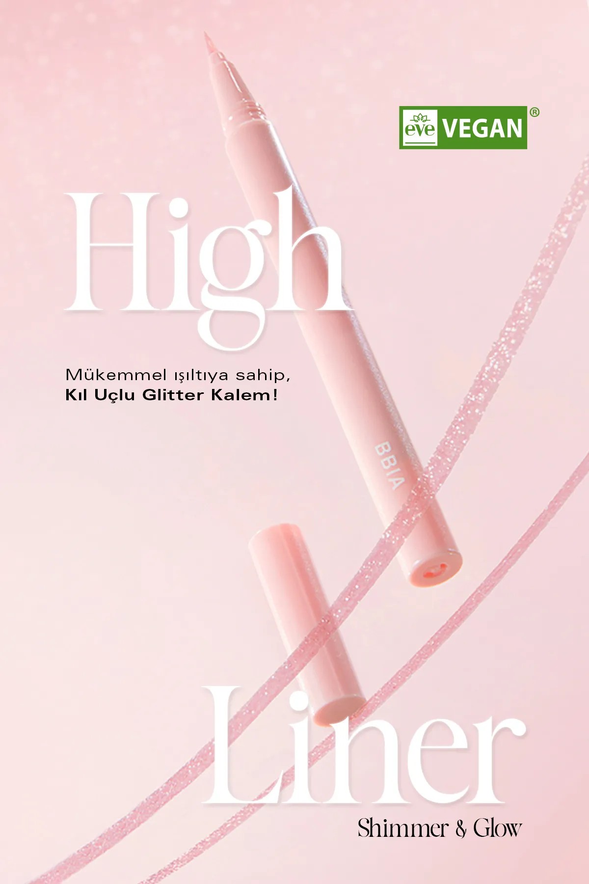 Parlak Işıltılı Kalem Highligter BBIA Last Glitter Highliner