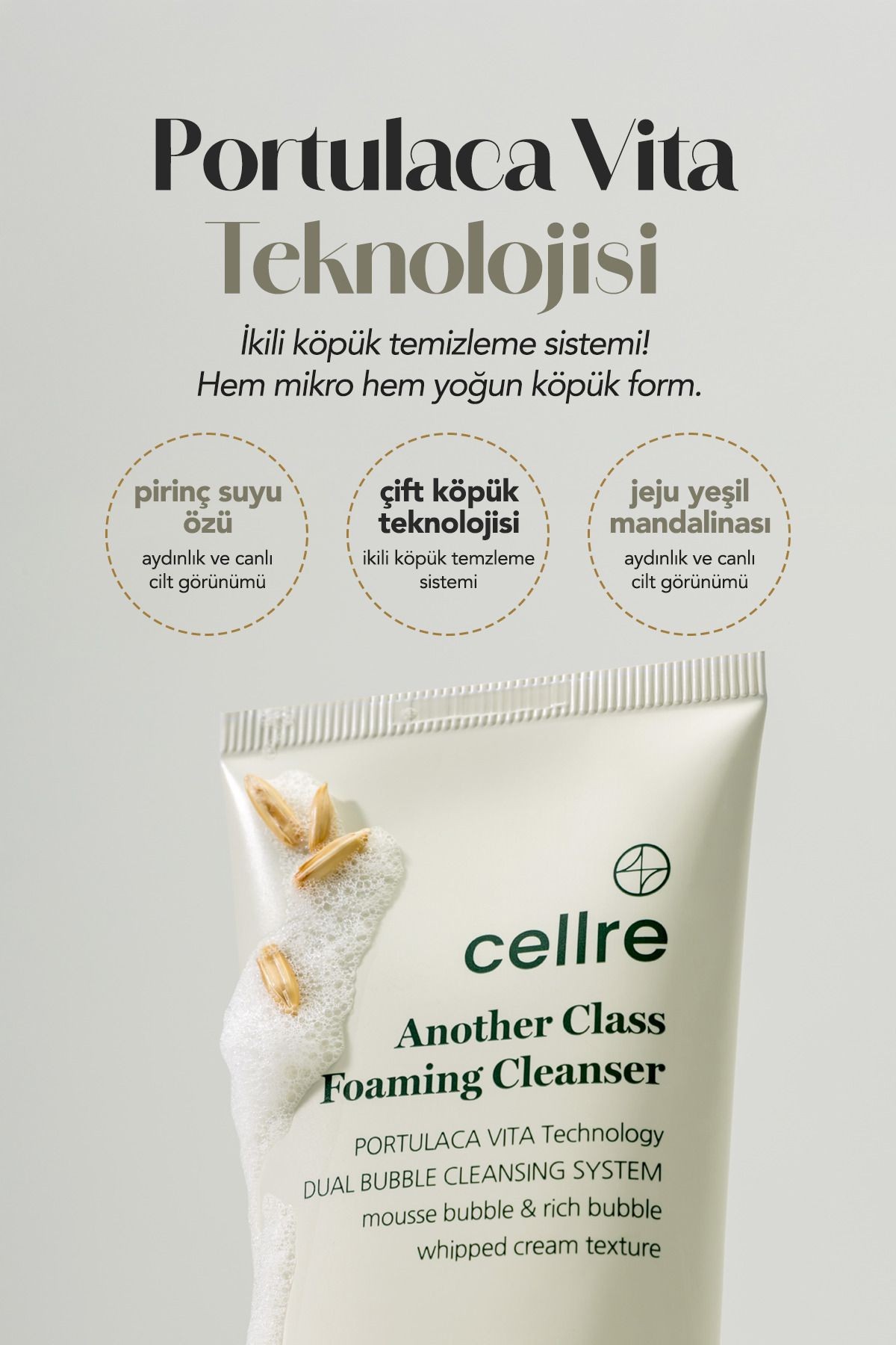 Yoğun Köpüren Yüz Temizleyici Cellre Another Class Foaming Cleanser