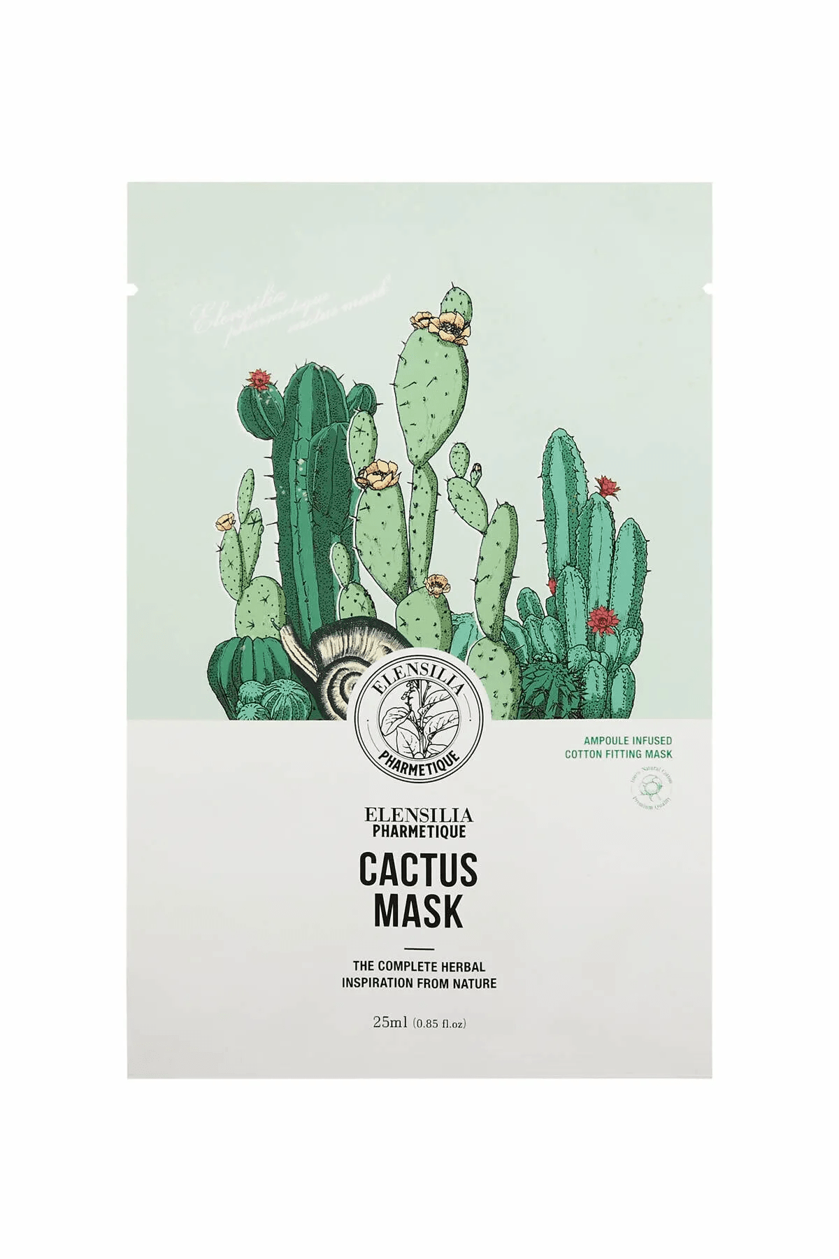 Yatıştırıcı ve Nemlendirici Kaktüs Özü Yaprak Maske Pharmetique Cactus Mask