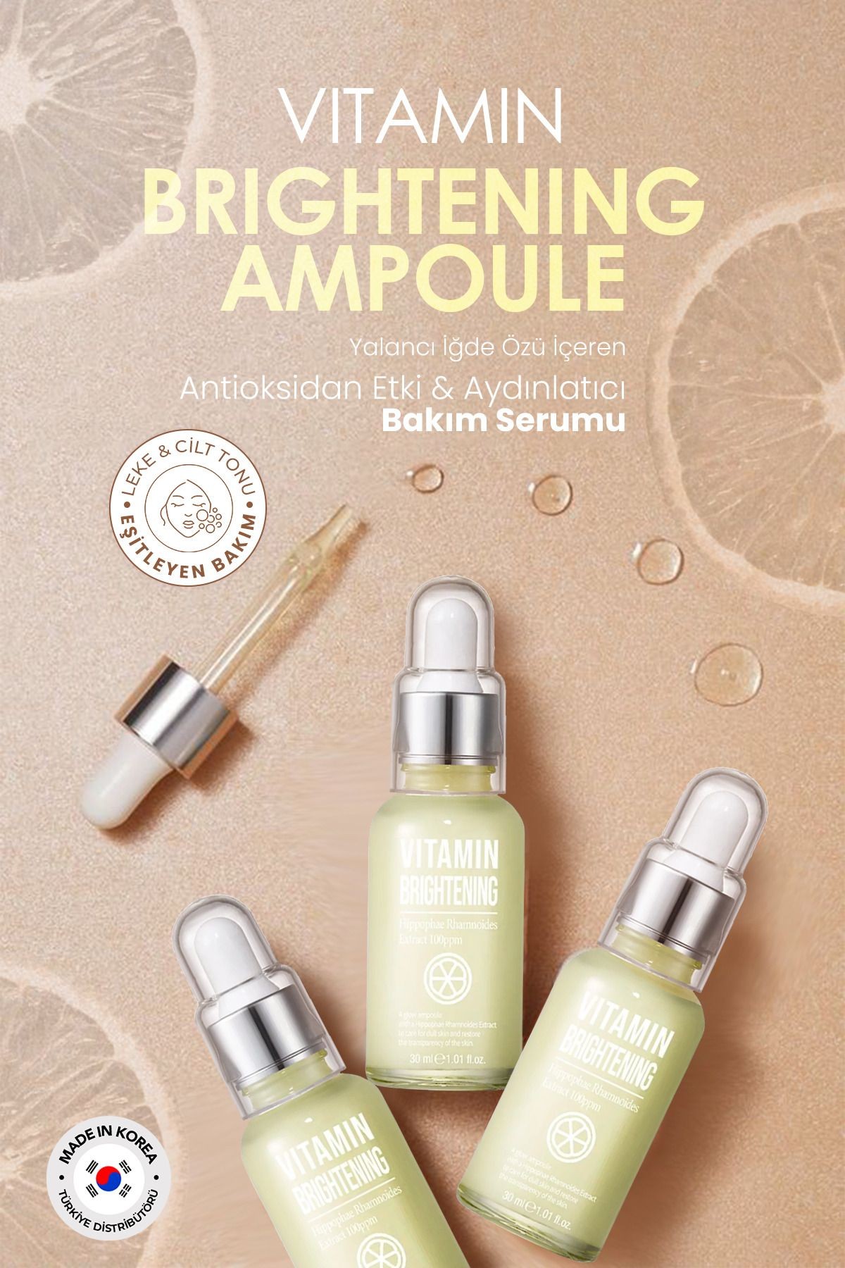 Yalancı Iğde Özü Içeren Aydınlatıcı Vitamin Serum Vitamin Brightening Ampoule 30 Ml