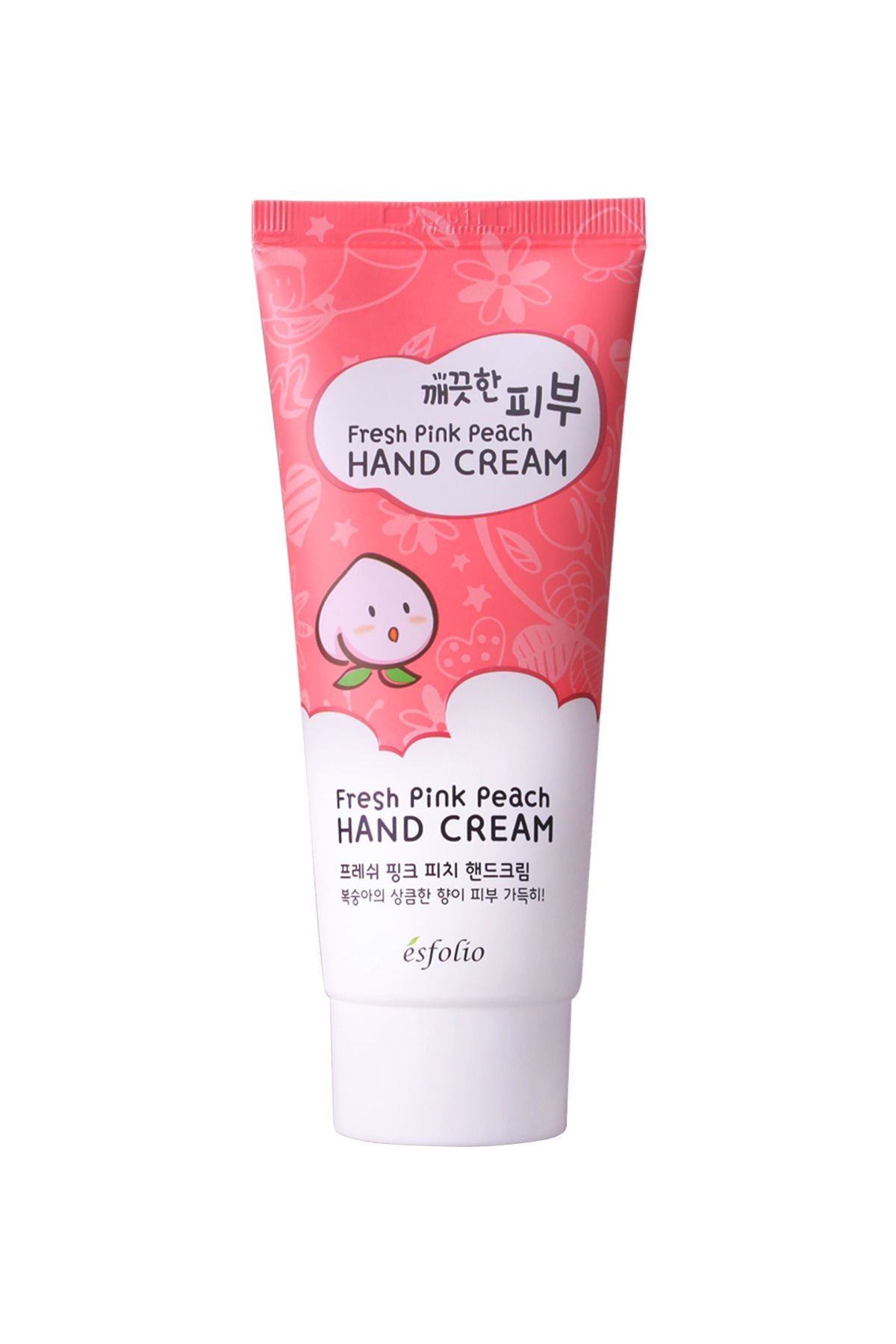 Şeftali Özü İçeren Nemlendirici El Kremi Esfolio Peach Hand Cream 100 ml