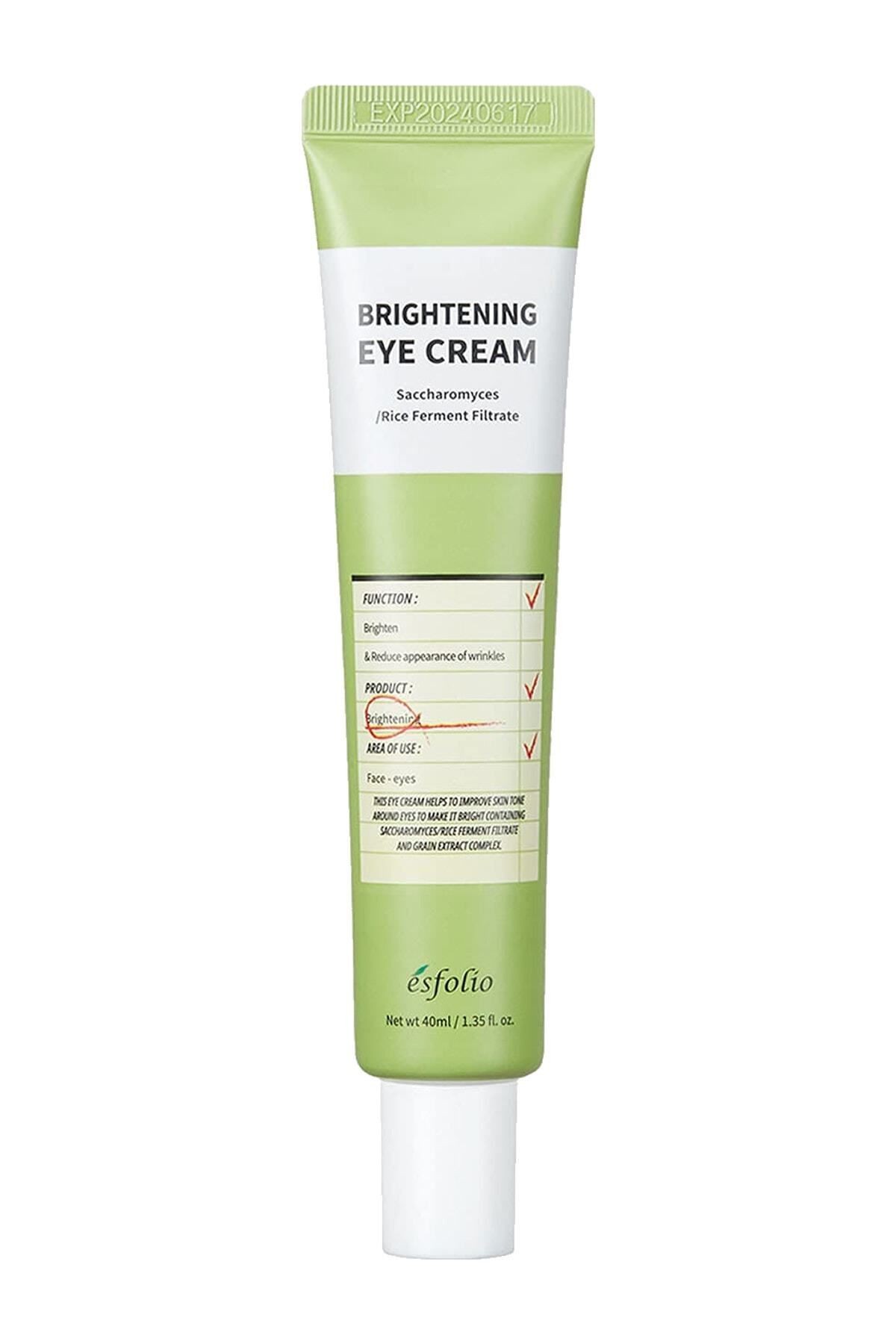 Pirinç Içeren Aydınlatıcı, Nemlendirici Göz Kremi Rice Brightening Eye Cream 40ml