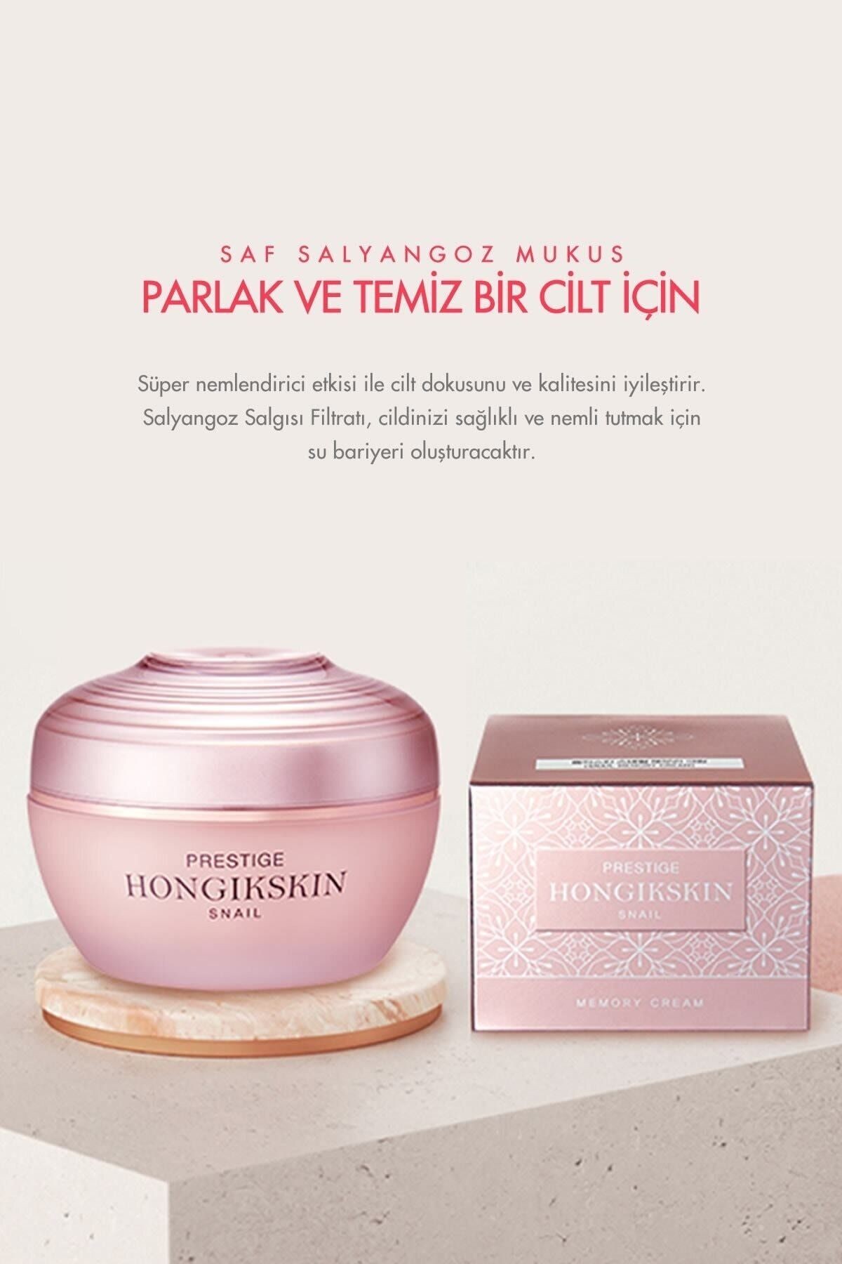 Hongikskin Prestige Snail Memory Cream ( Donuk & Mat Ciltler Için Anti Aging Krem )