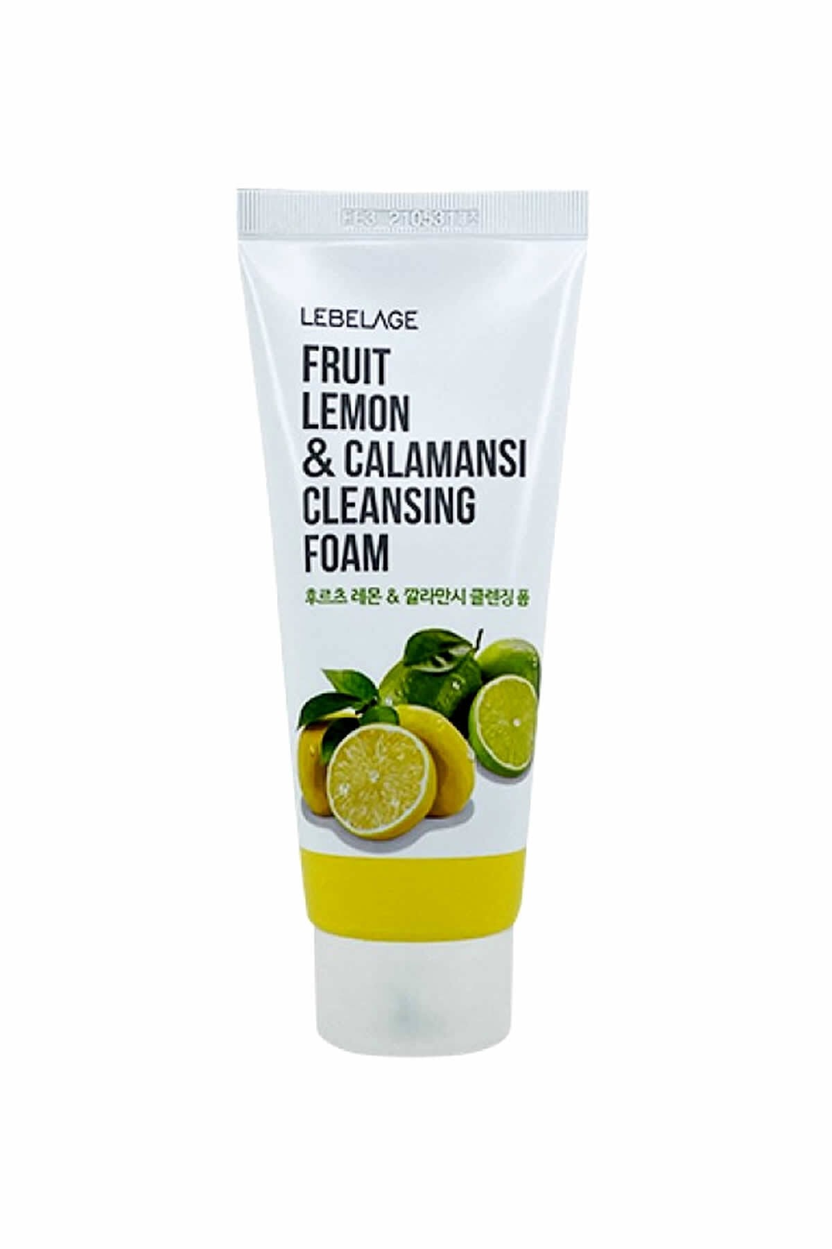 Doğal Meyve Içeriği Lemon & Calamansi Yatıştırıcı Temizleyici Köpük Fruit Cleansing Foam