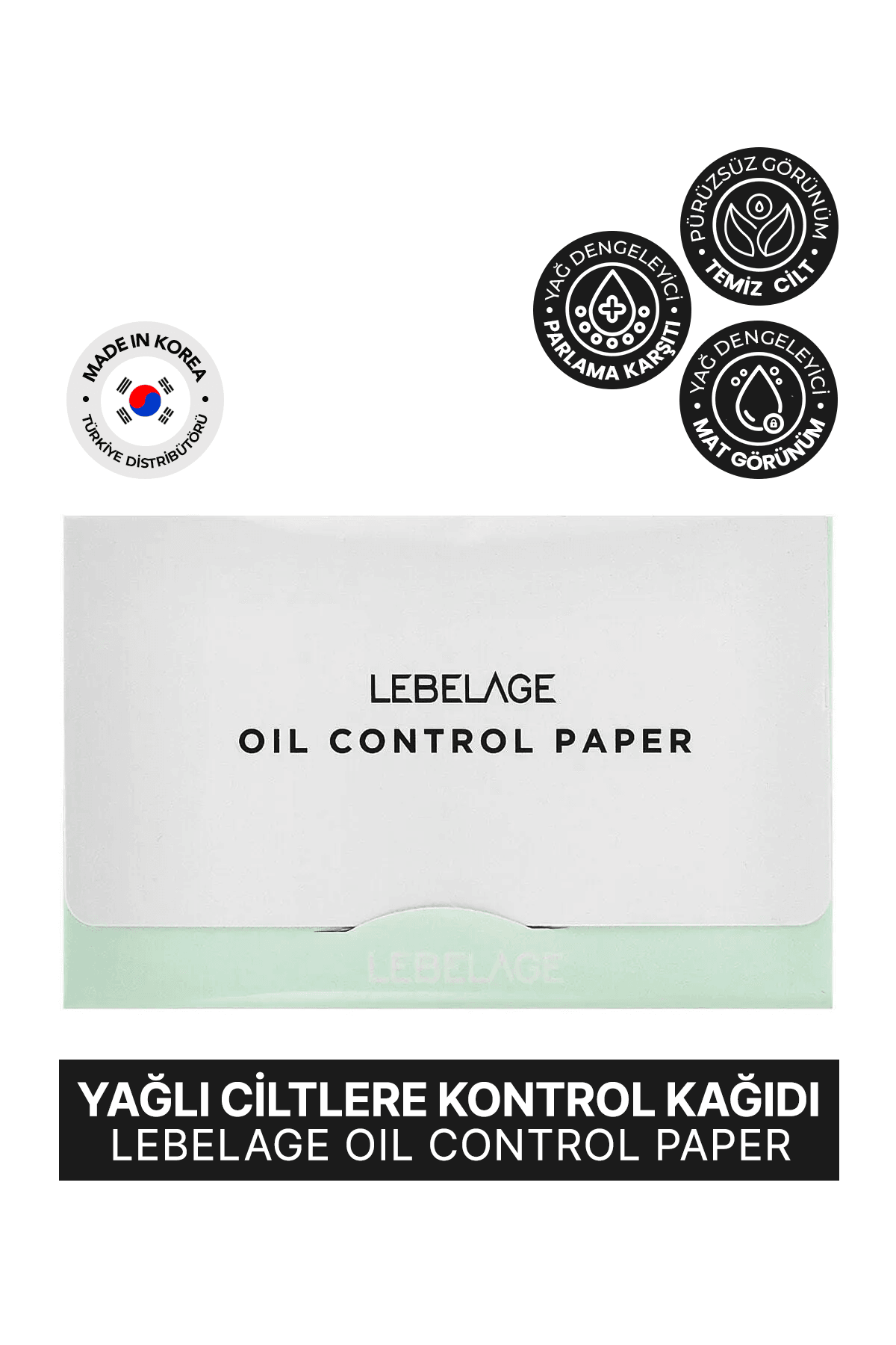 Yağlı Ciltler Için Yağ Kontrol Kağıdı Oil Control Paper (50 Adet)