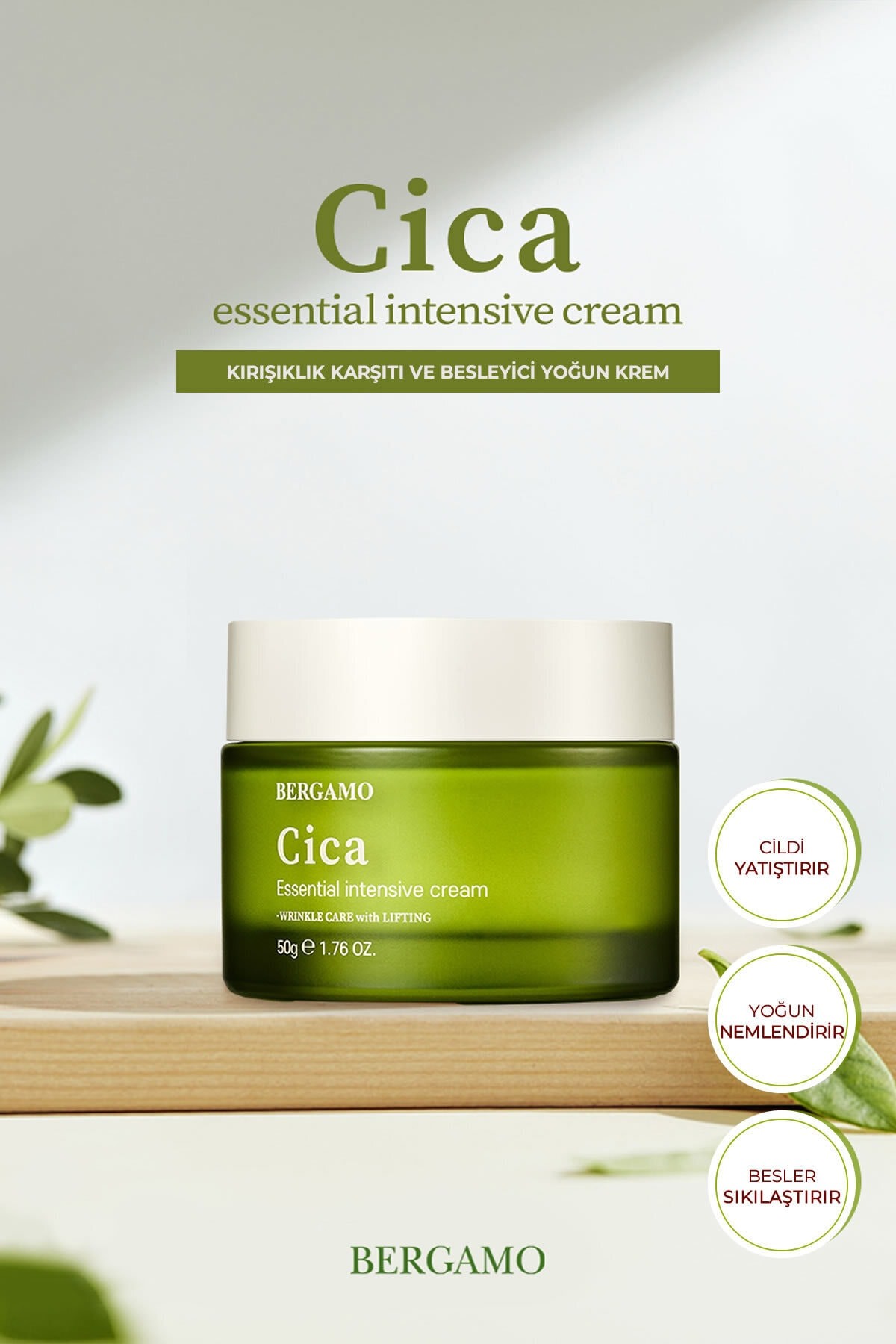 Essential Intensive Cream Cica ( Besleyici, Nemlendirici Ve Yatıştırıcı Anti-aging Yoğun Krem )
