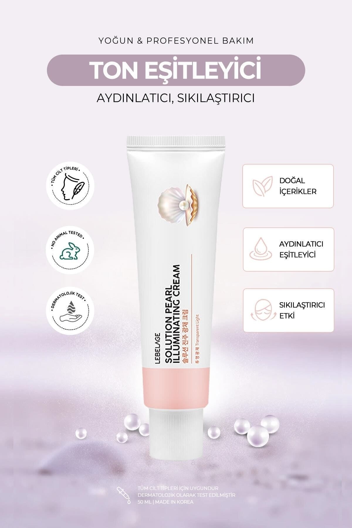 İnci Özlü Ton Eşitleyici Aydınlatıcı Ve Sıkılaştırıcı Solution Cream