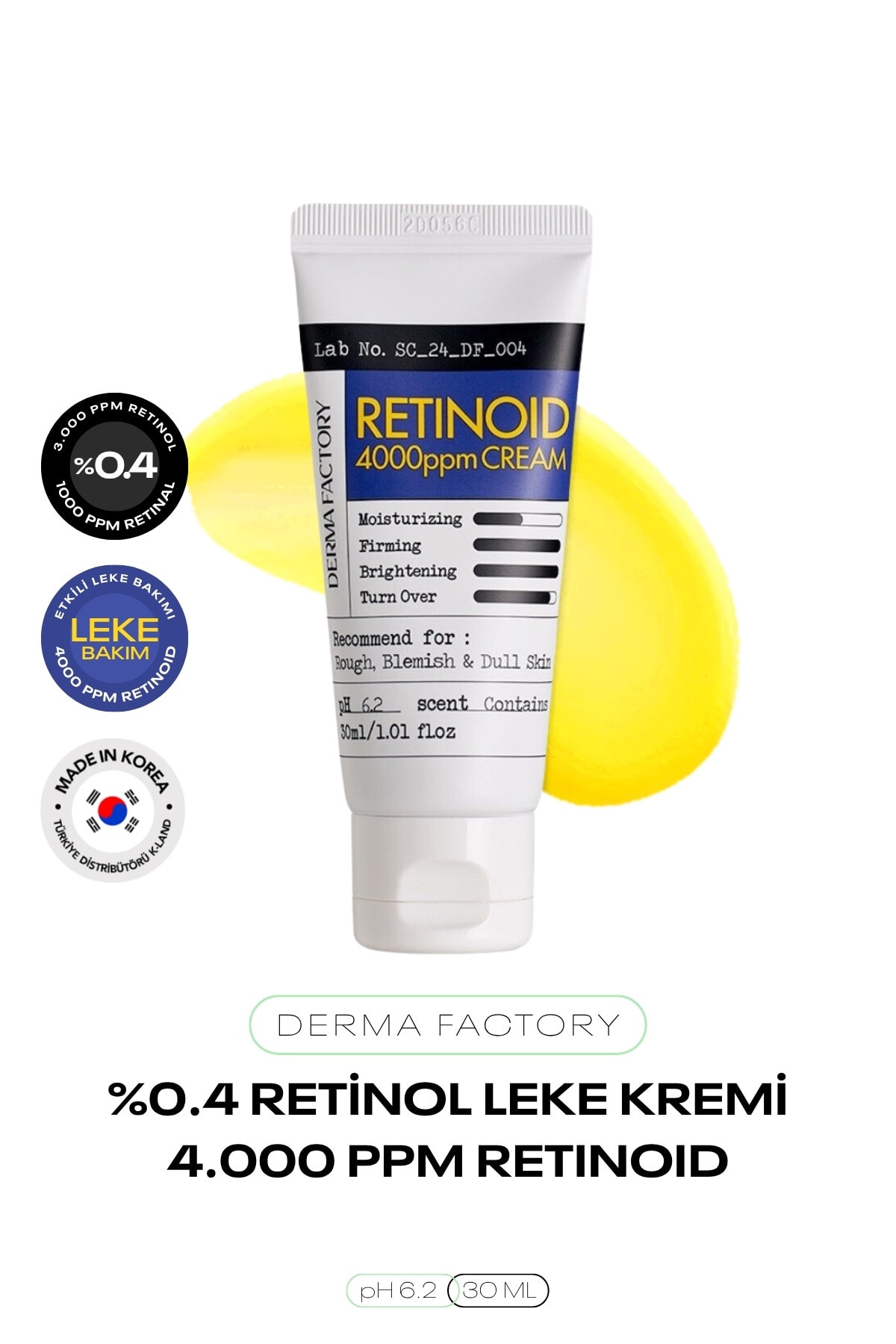 %0.4 Retinoid Leke Kremi Retinoid 4000 ppm Cream