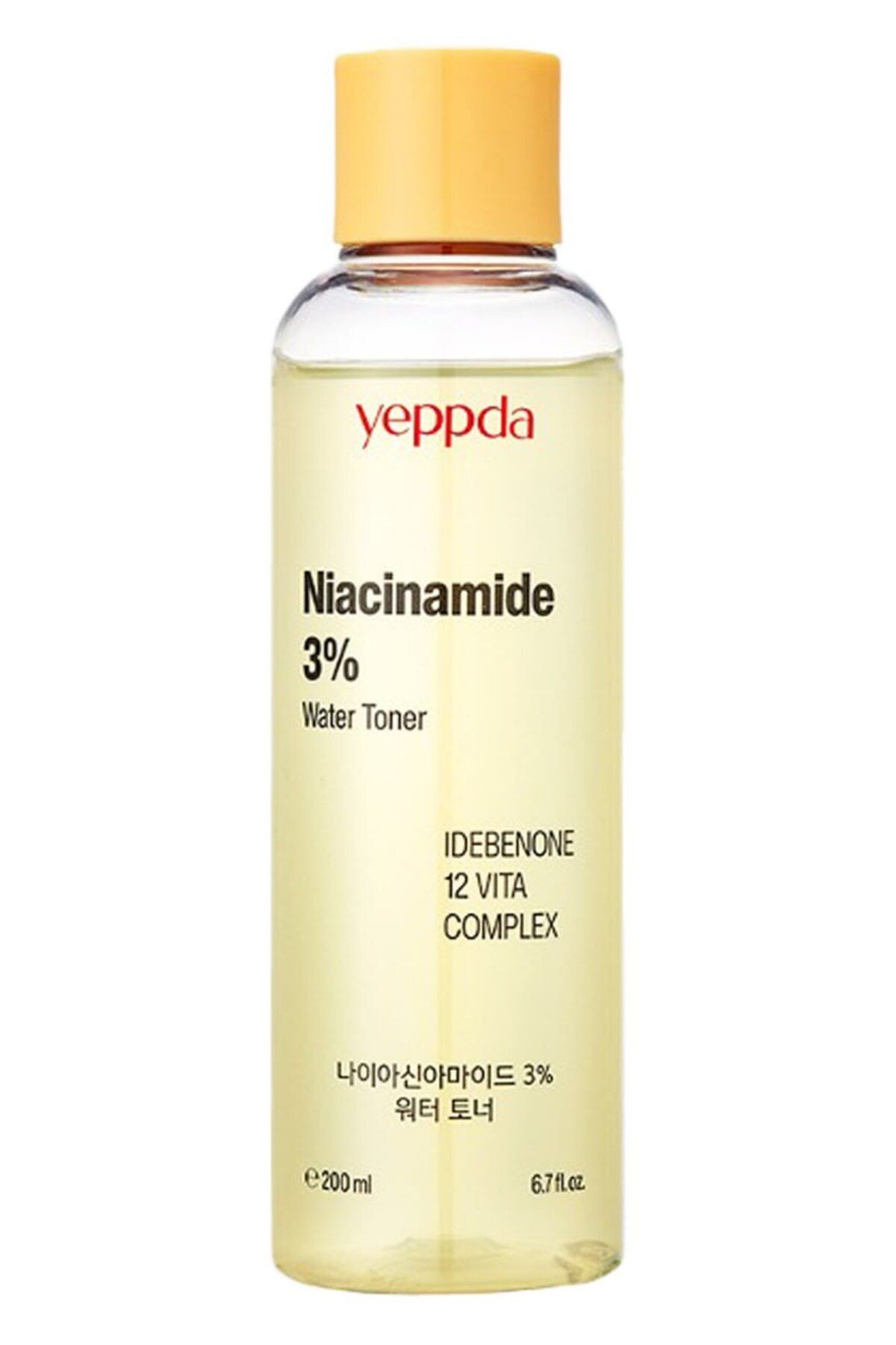 %3 Niacinamide İçeren Aydınlatıcı Vegan Tonik Yeppda Niacinamide %3 Water Toner 200ml