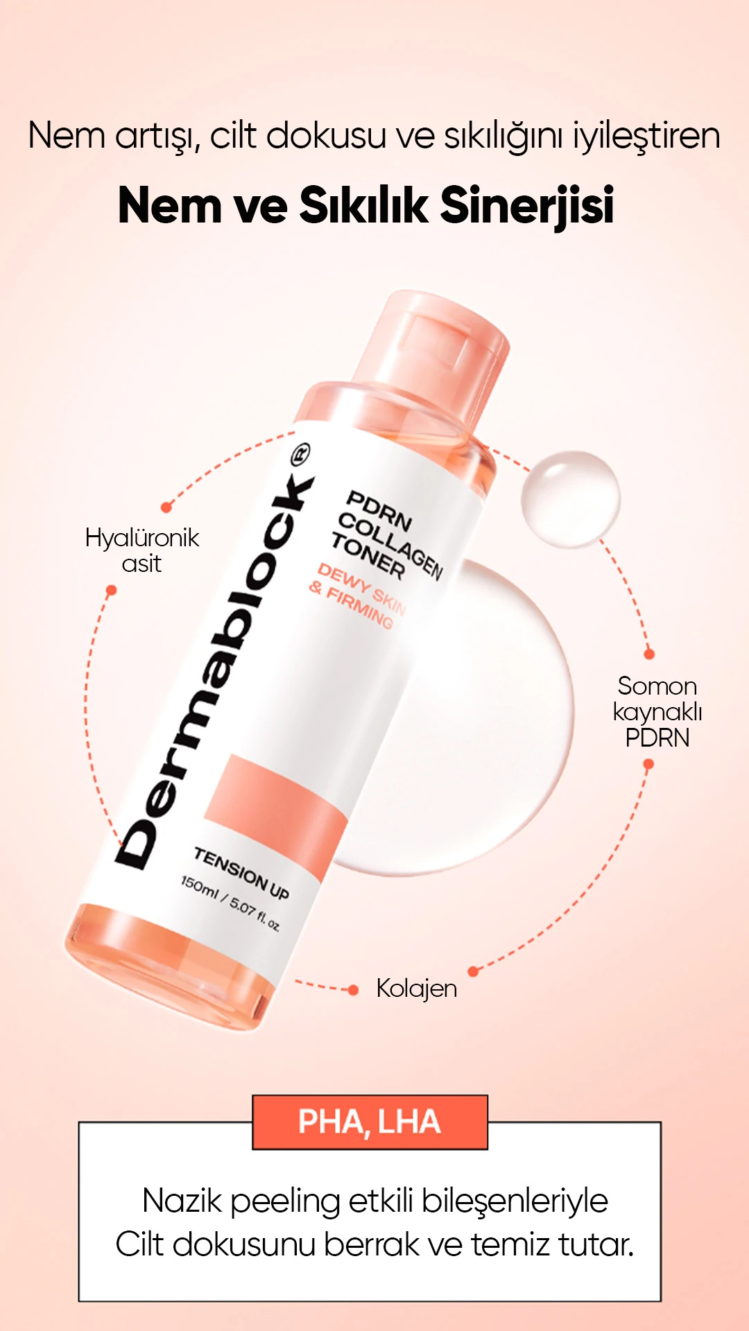 PDRN Somon Dna Yenileyici Tonik PDRN Collagen Toner