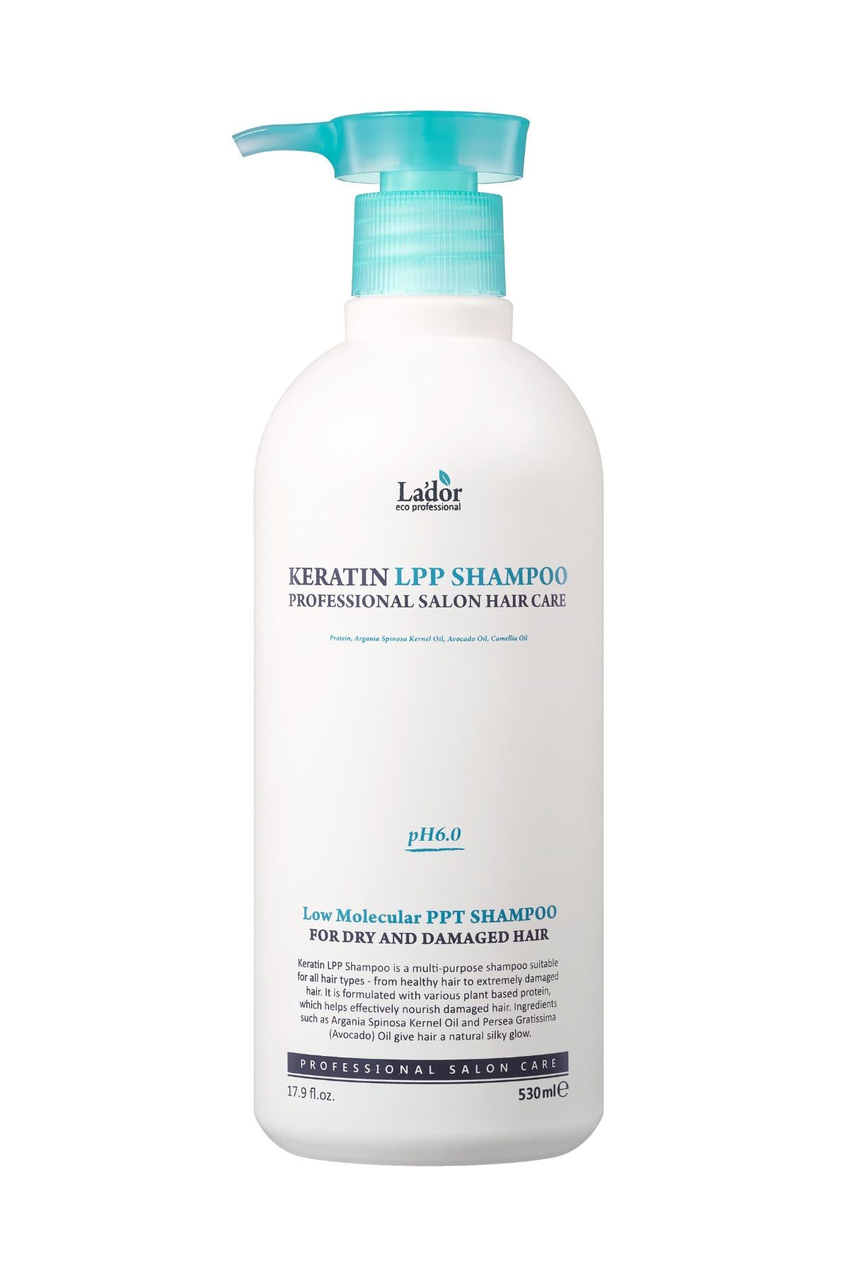 Kuru Ve Hasarlı Saçlar Için Profesyonel Bakım Şampuanı LADOR LPP Keratin Shampoo 530ml