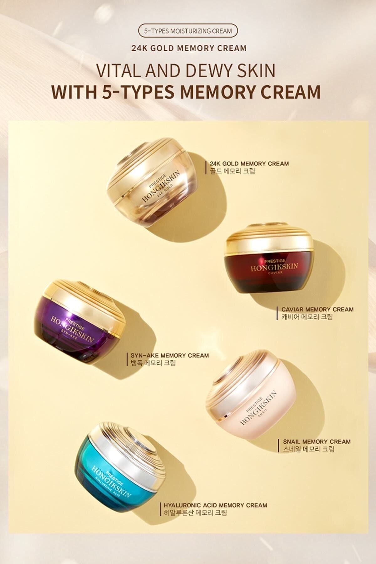 Hongikskin Prestige Snail Memory Cream ( Donuk & Mat Ciltler Için Anti Aging Krem )