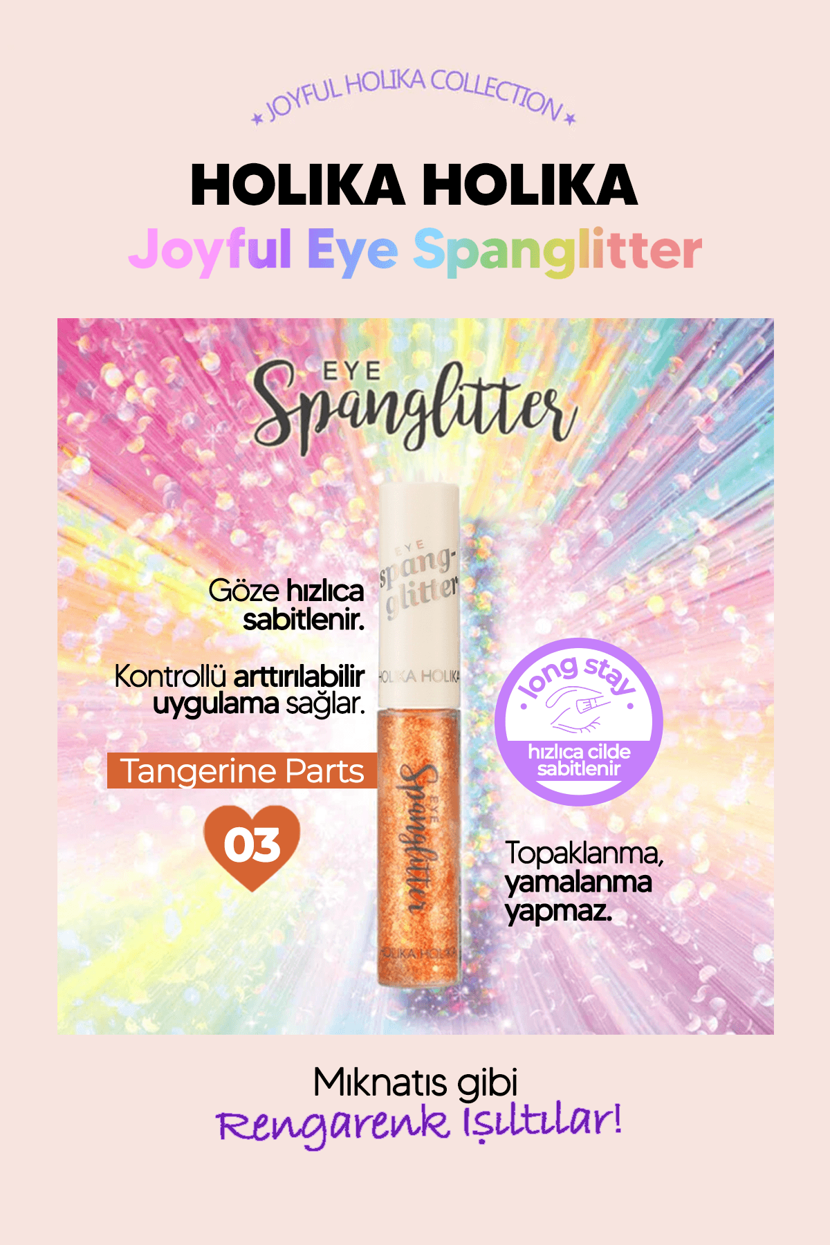 Holika Holika Jel Glitter Yoğun Işıltılı Göz Farı Kore Makyaj Trendi Holika Holika Eye Spanglitter