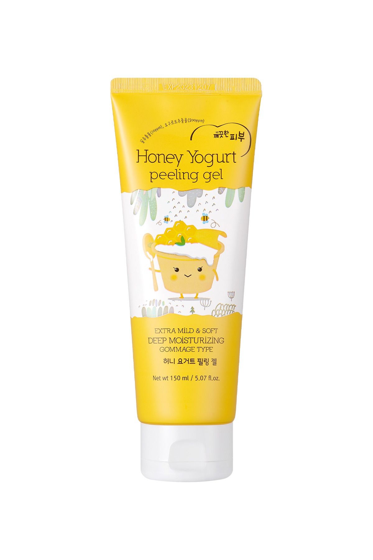 Bal ve Yoğurt İçeren Gomaj Taneciksiz Peeling Jel Esfolio Honey Yogurt Peeling Gel 300 ml
