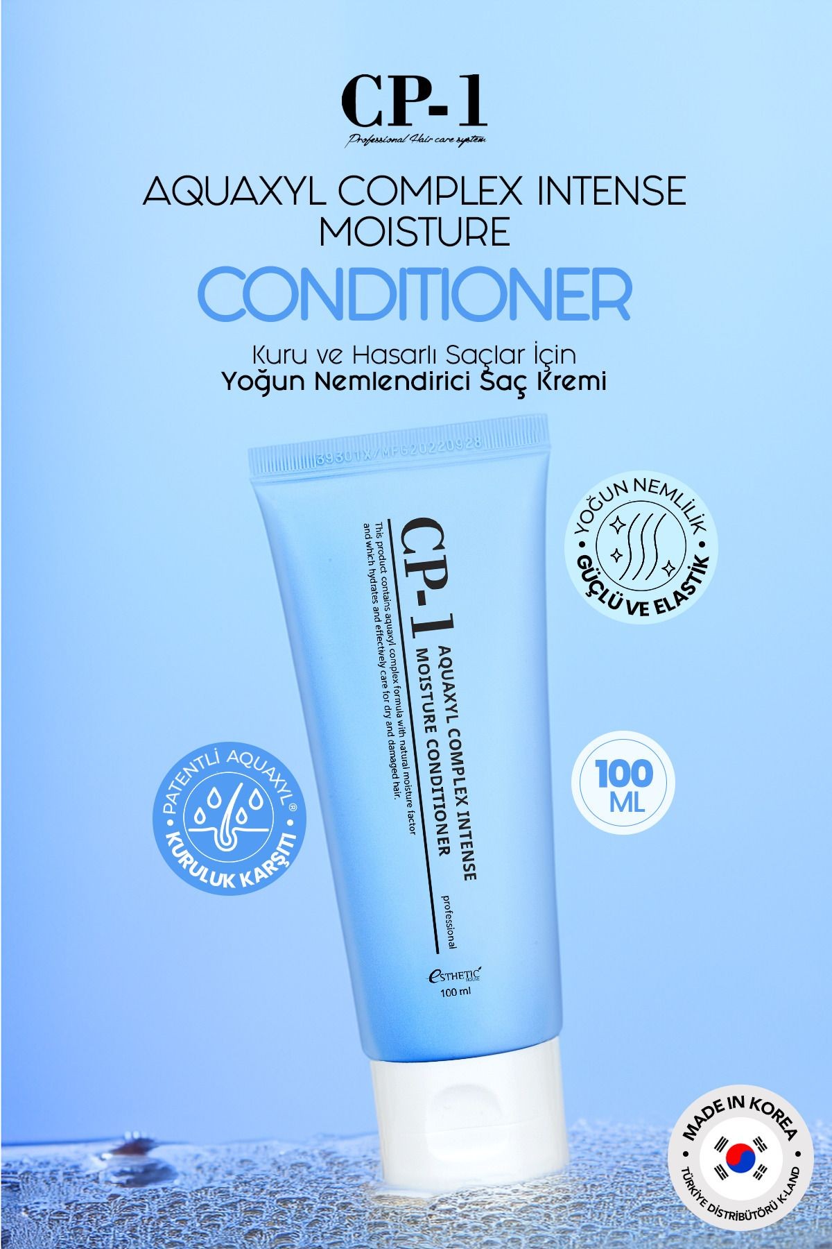 CP-1 Kuru ve Hasarlı Saçlar İçin Yoğun Nemlendirici Saç Kremi Aquaxyl Complex Conditioner 100ml