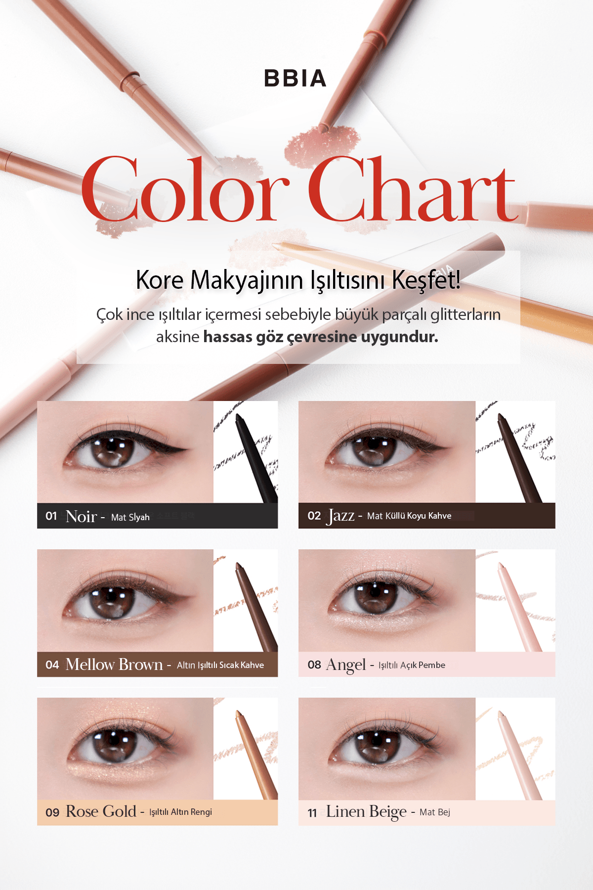 BBIA Asansörlü Kalıcı Göz Kalemi BBIA Last Auto Gel Eyeliner