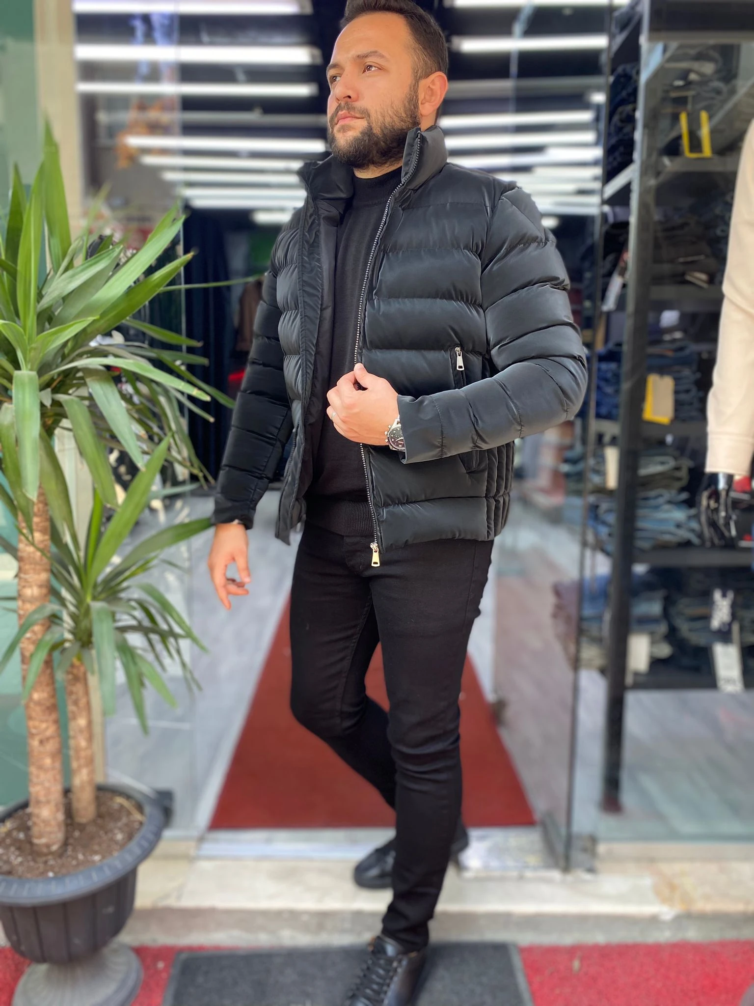 Nova Kumaş Şişme Dolum Mont