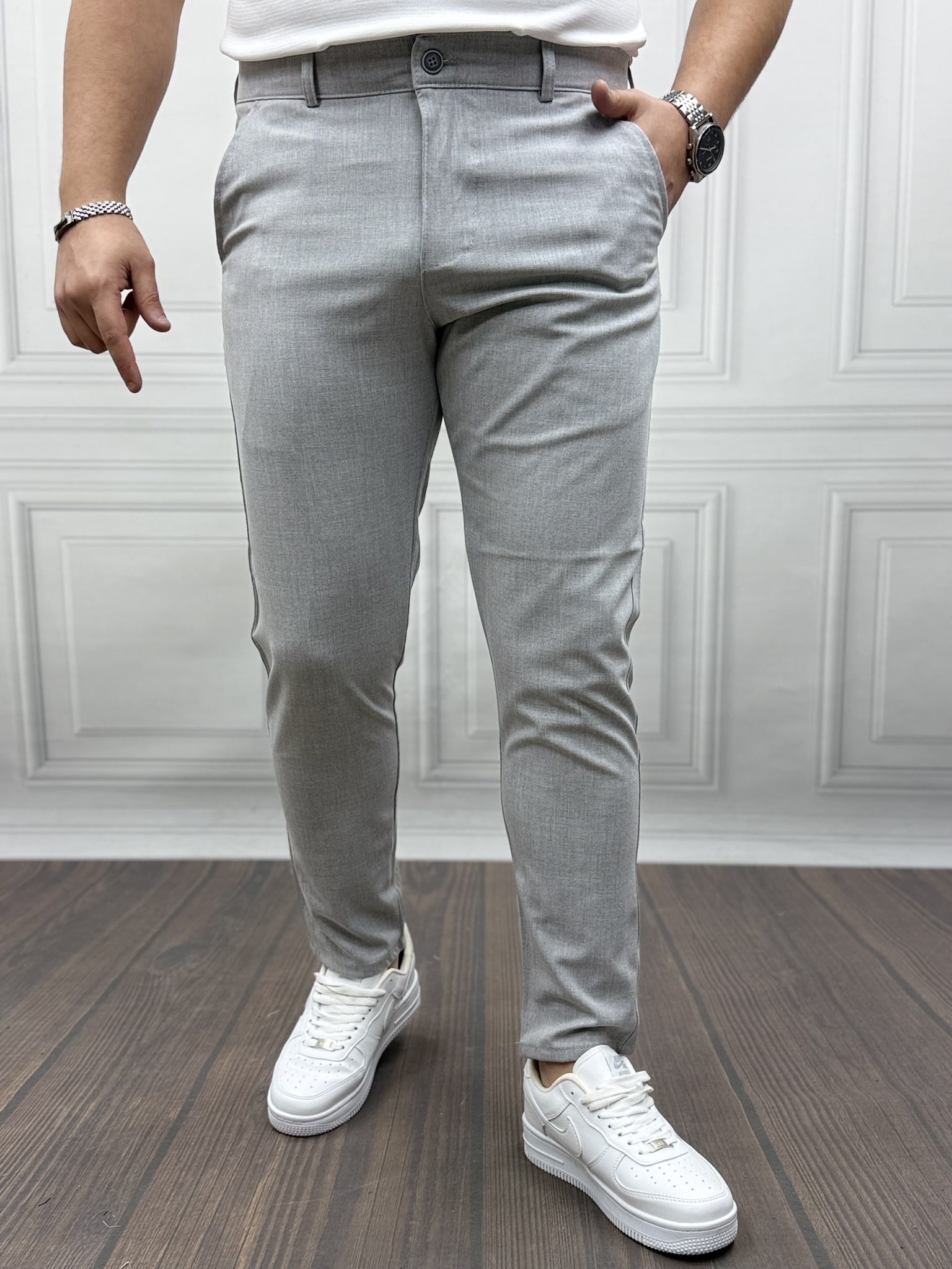 Slim Fit Kumaş Pantolon