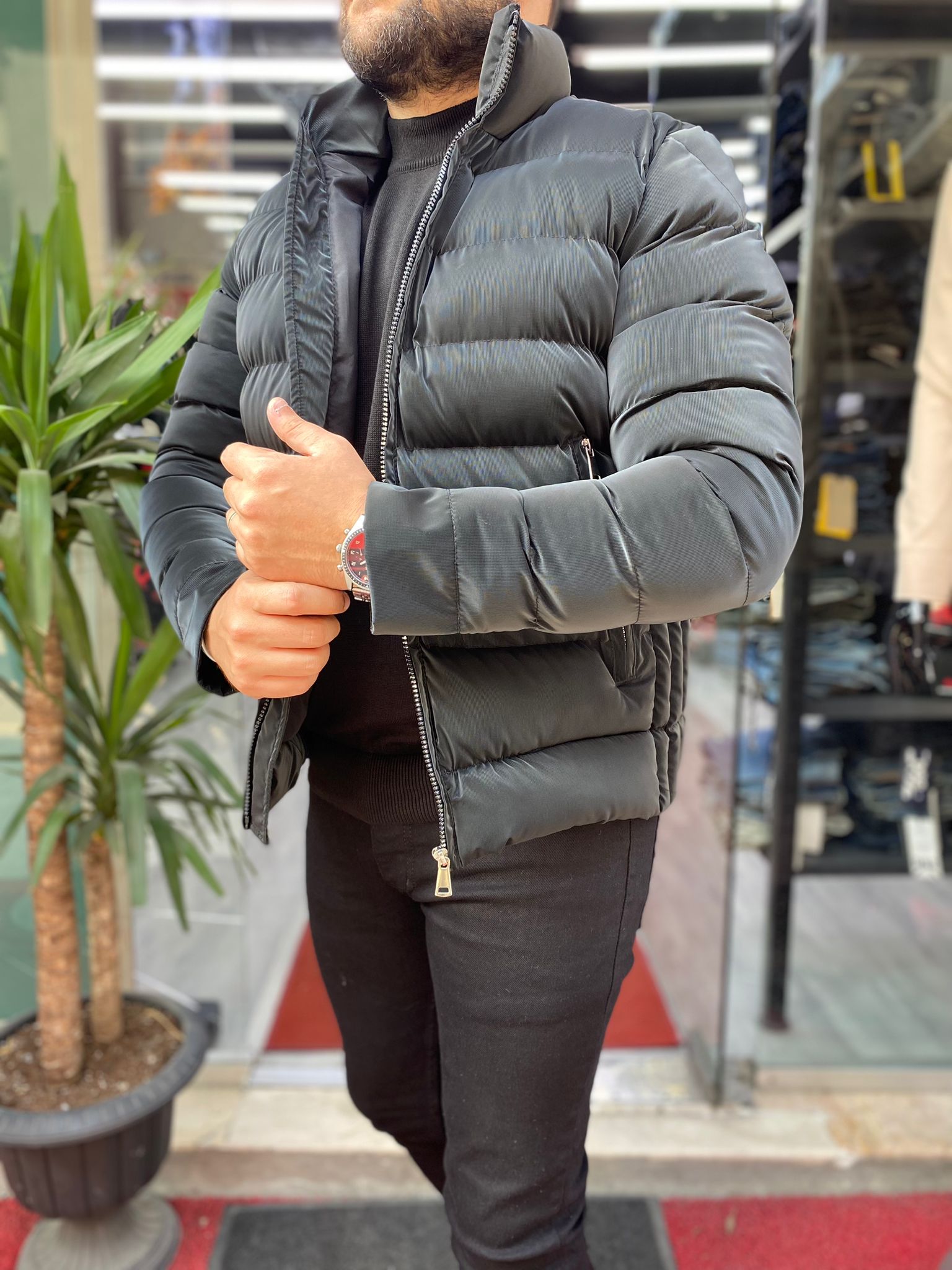 Nova Kumaş Şişme Dolum Mont