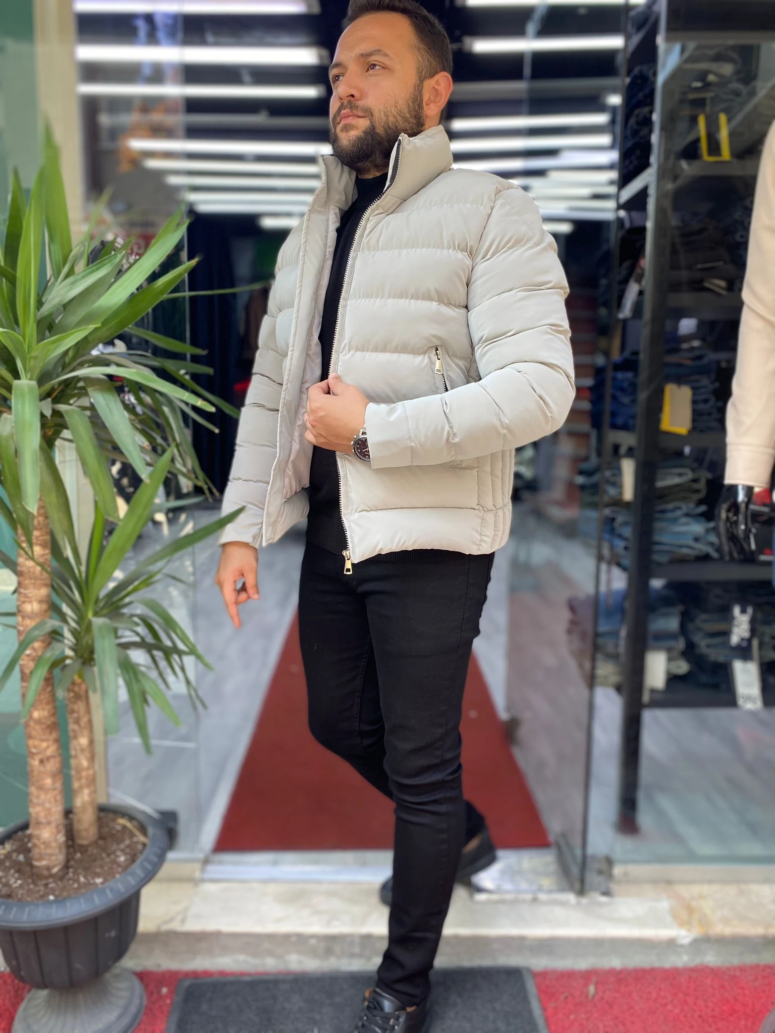 Nova Kumaş Şişme Dolum Mont