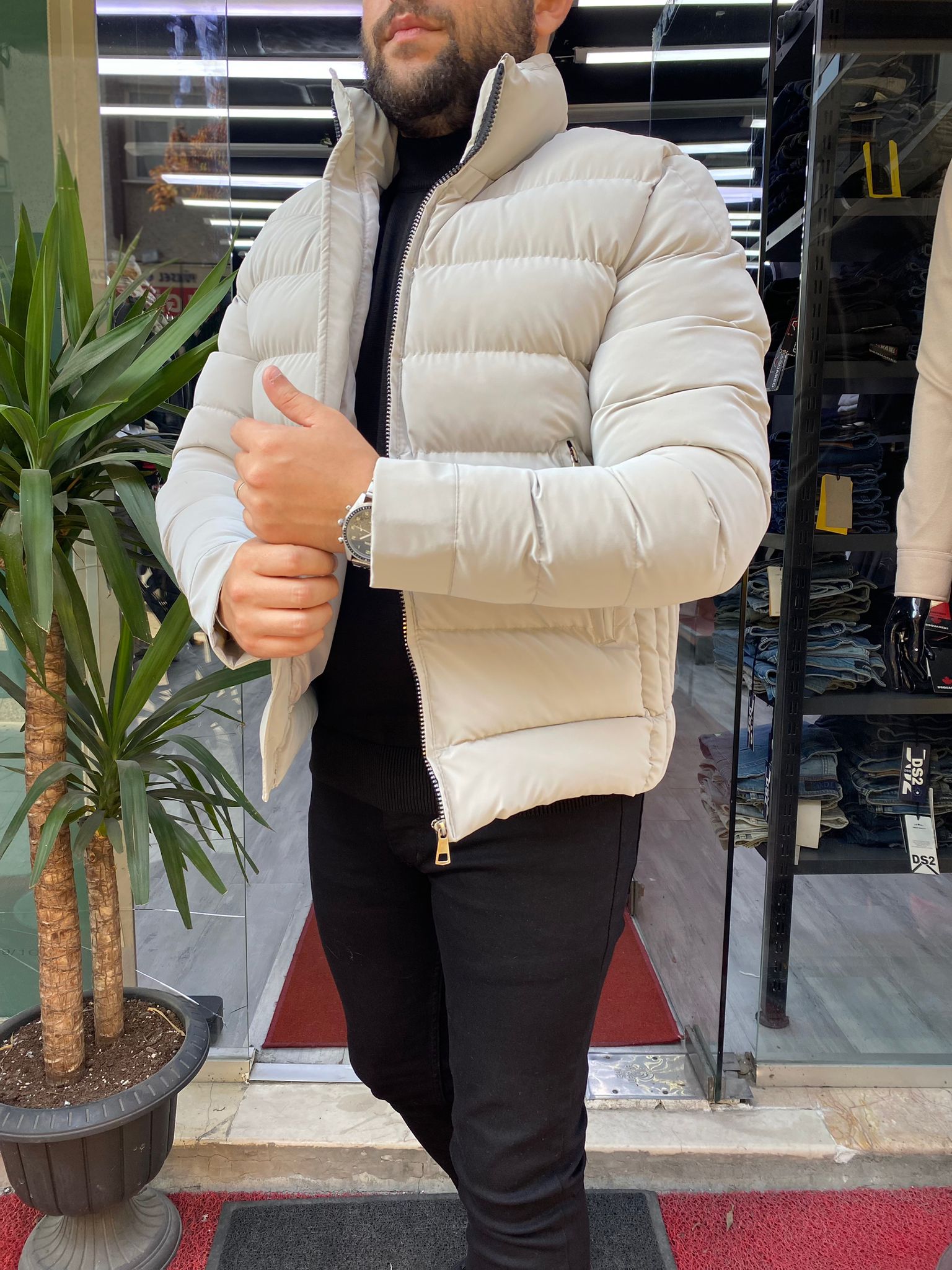 Nova Kumaş Şişme Dolum Mont