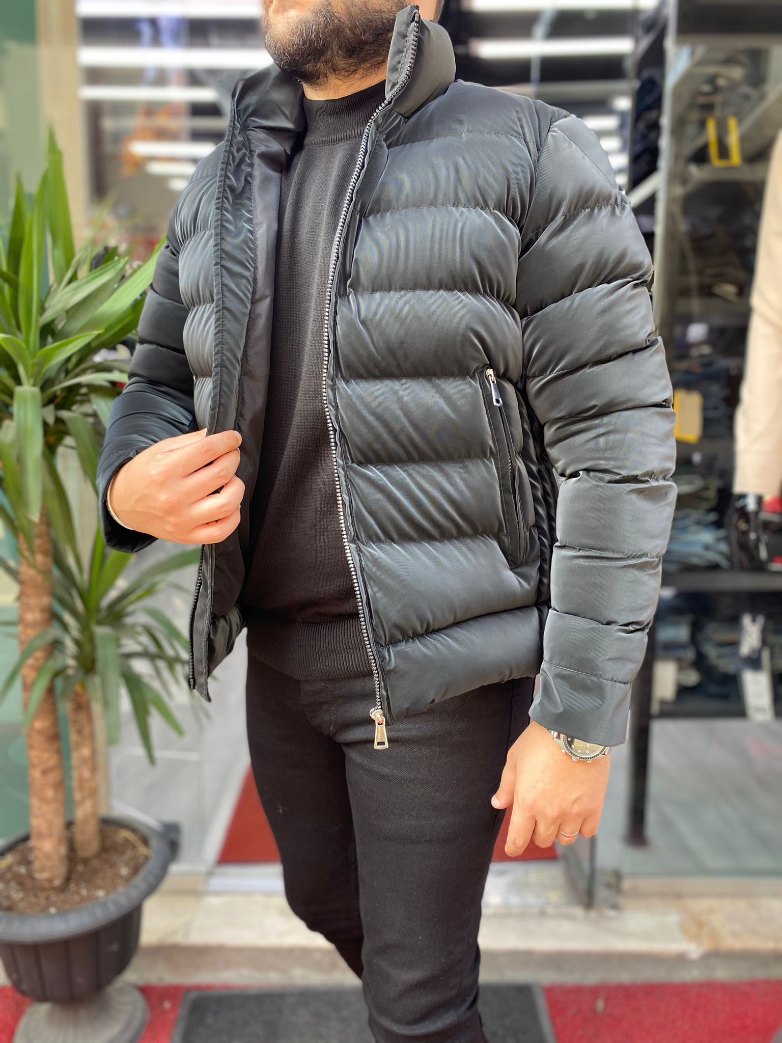 Nova Kumaş Şişme Dolum Mont