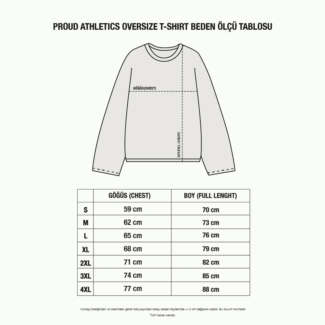 Day One01 Oversize Tişört - Ekru