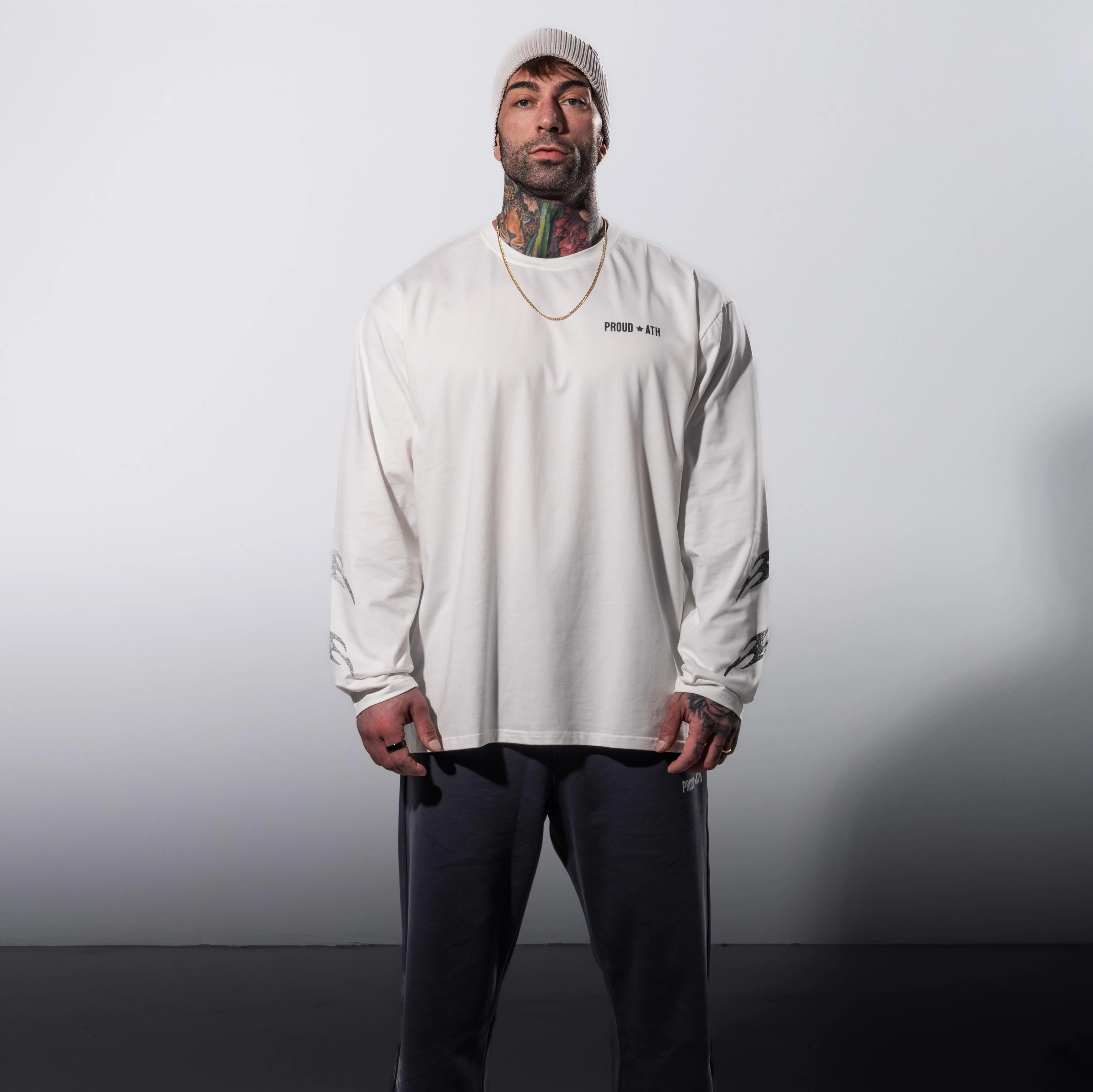 Day One01 Oversize Tişört - Ekru