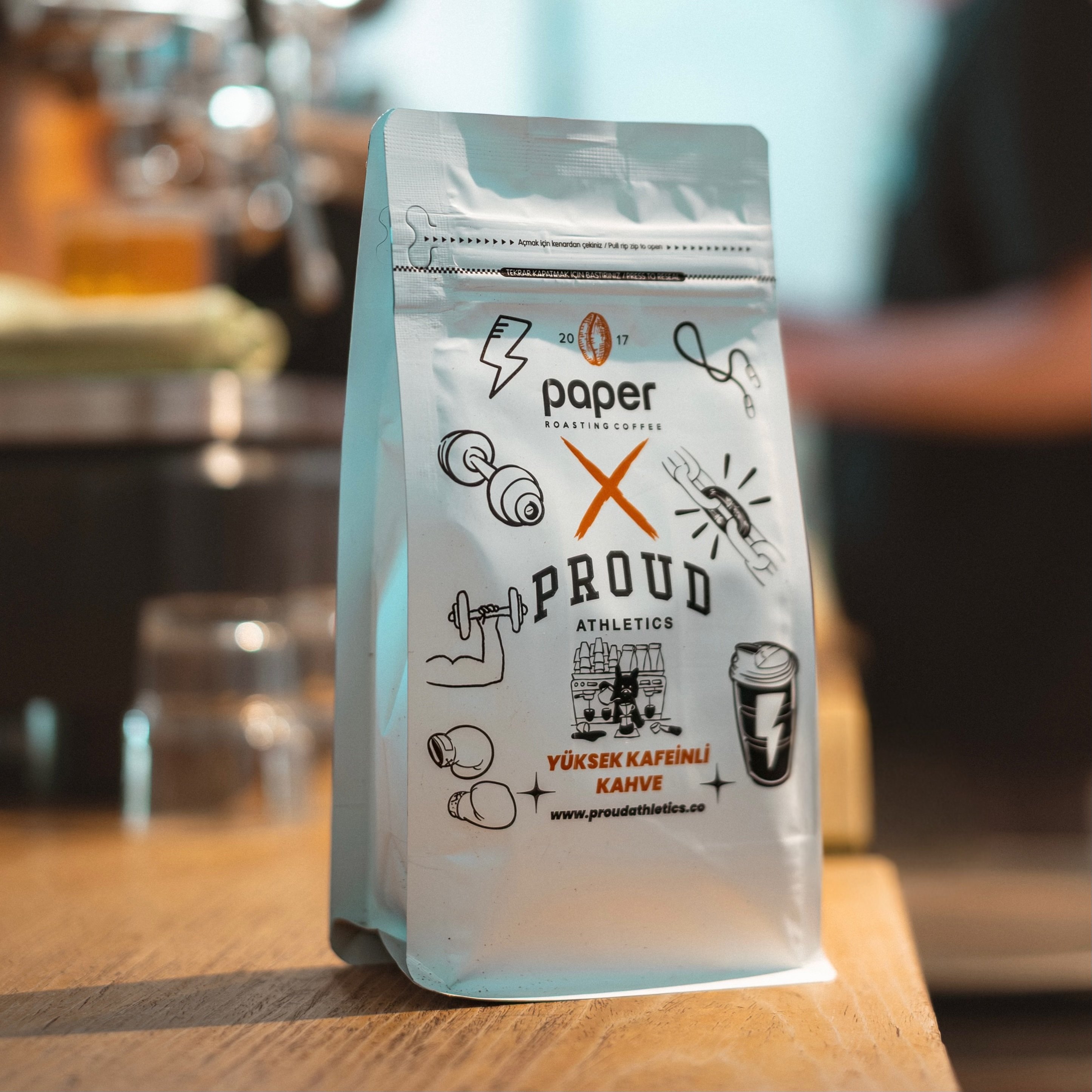 Proud x Paper Coffee Roasting Yüksek Kafeinli Kahve